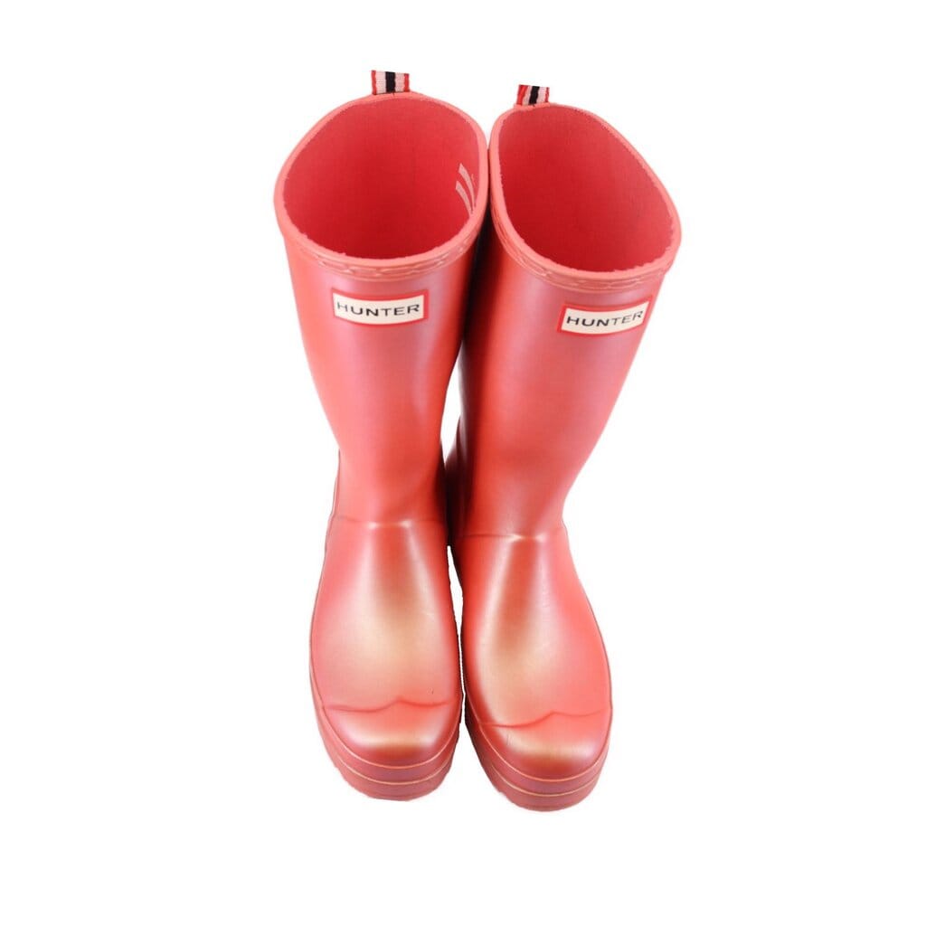 Hunter WOMEN'S ORIGINAL PLAY TALL NEBULA BOOTS PINK 7 US