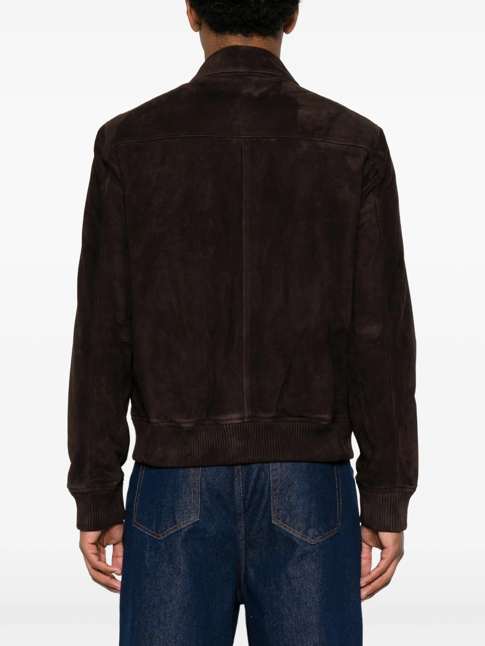 NN07 Owen zip - fastening leather jacket