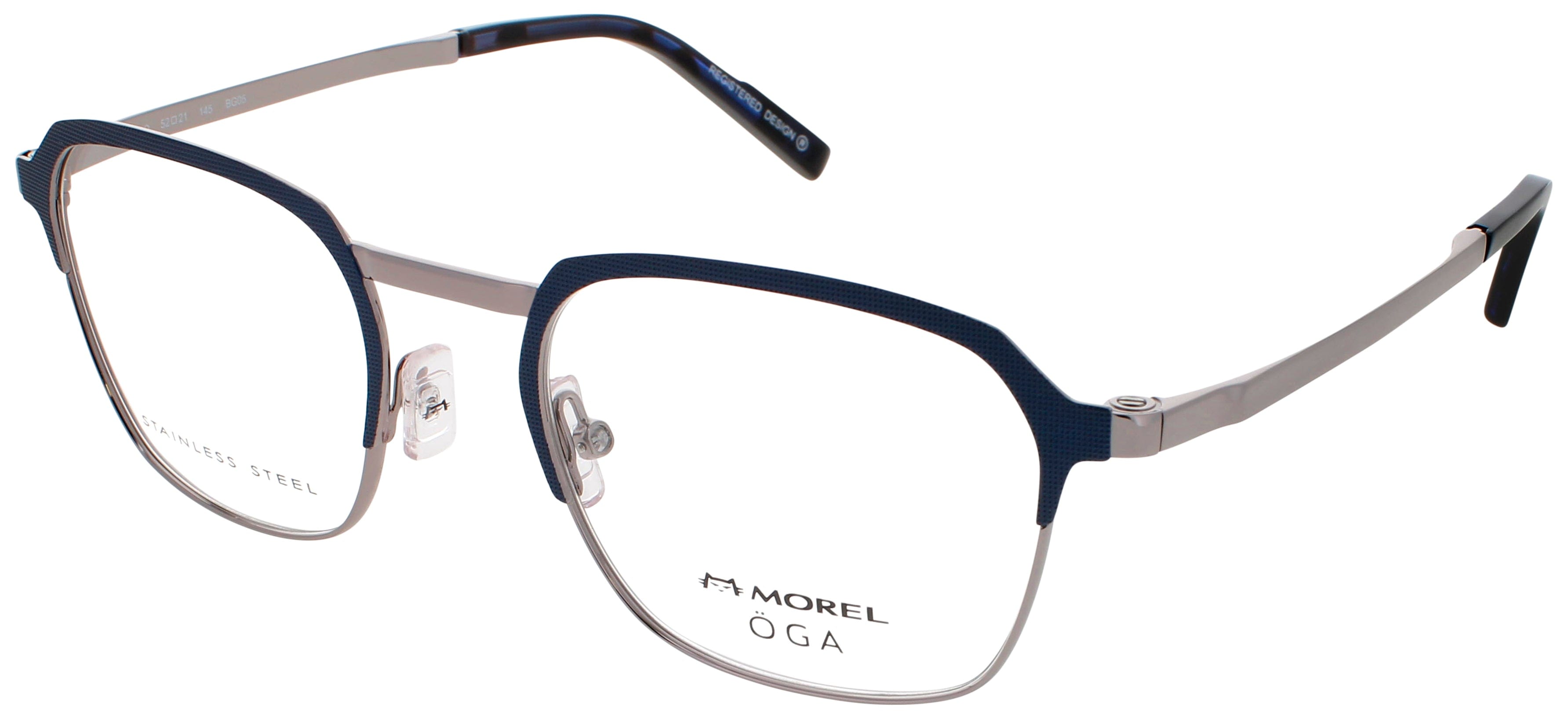 Blue Oga Optical Glasses BLUE/SILVER