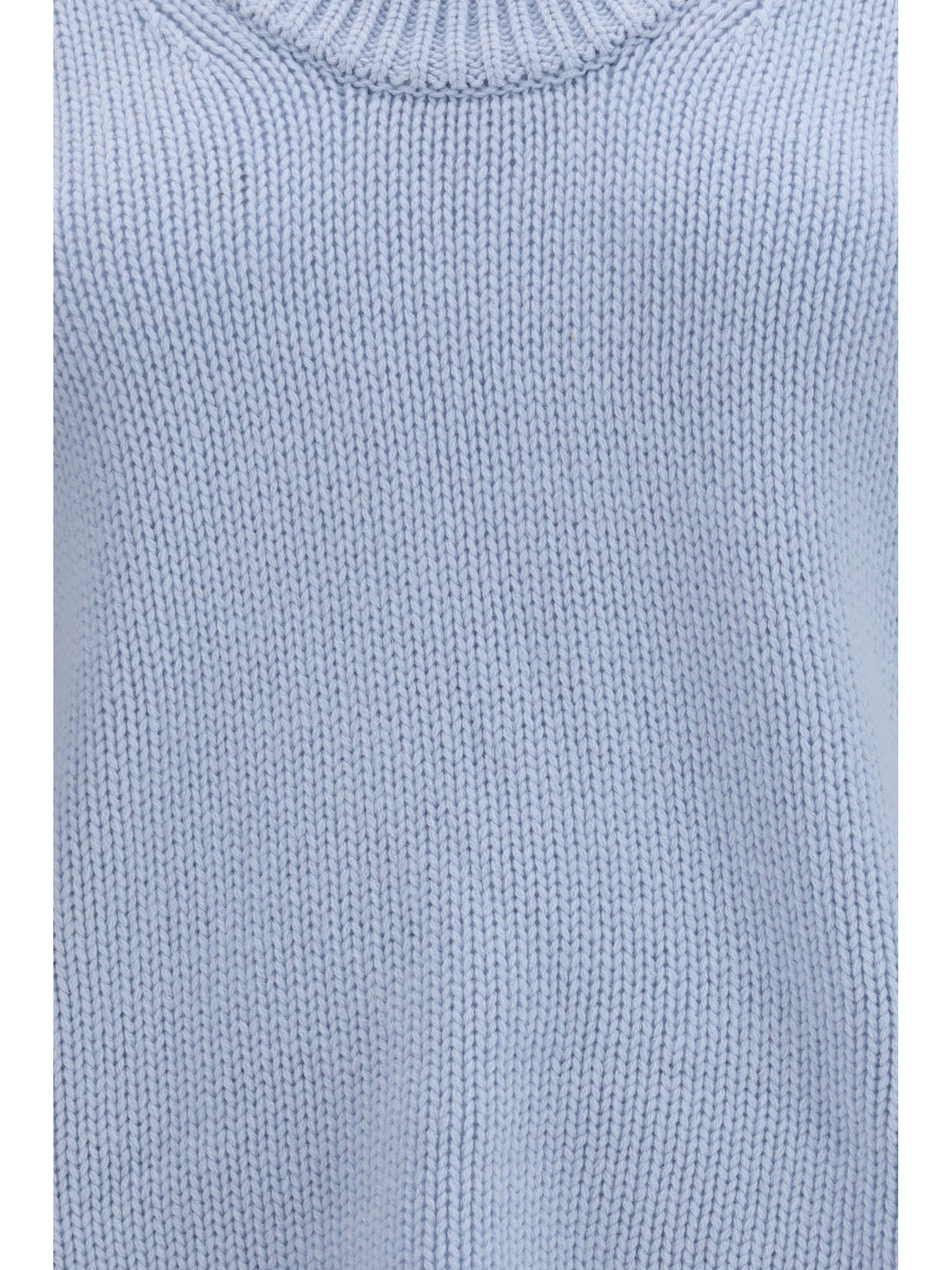 Loulou de Saison Cashmere U - Neck Sweater — Blue