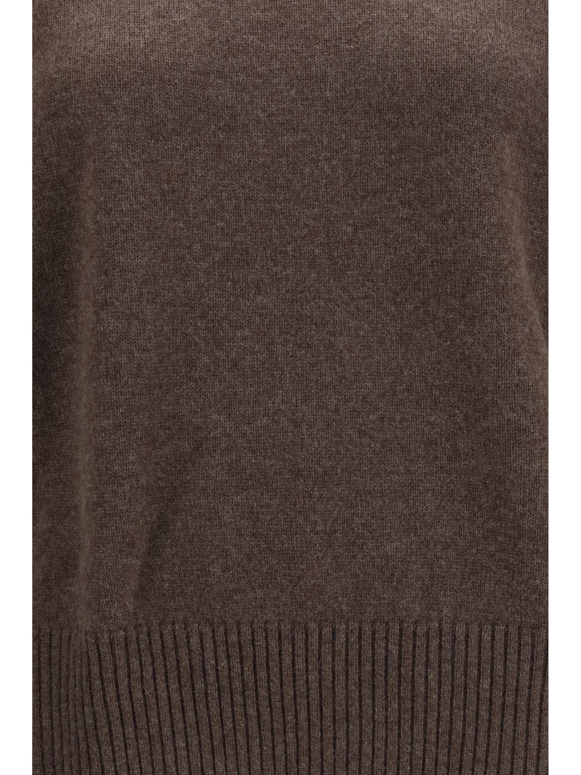 Loulou de Saison Pure Cashmere Sweater — Brown