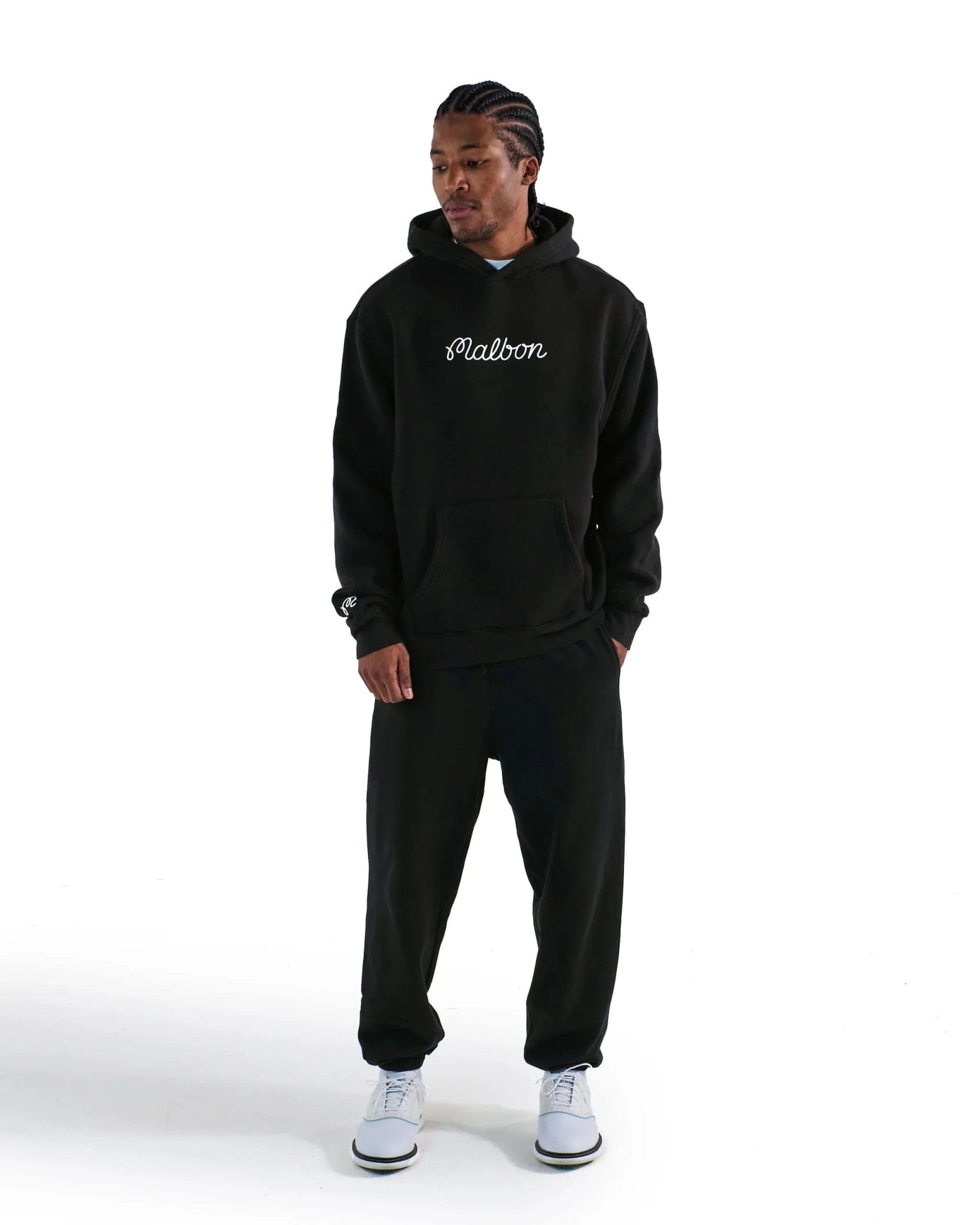 Malbon Golf Fesque Hoodie – Black