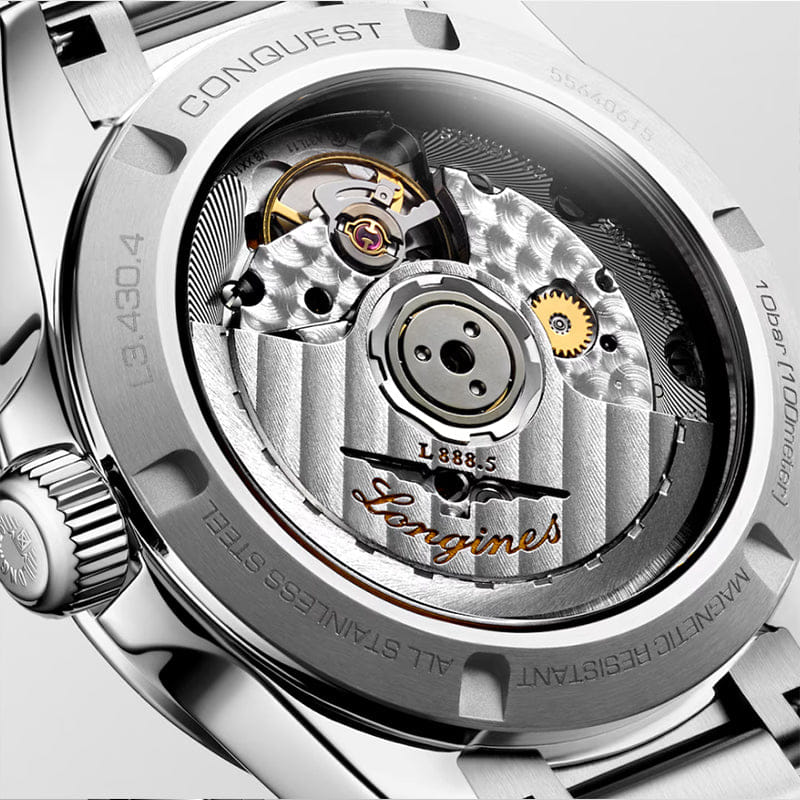 Longines Conquest Stainless Steel Watch on Bracelet 34 mm - L3.430.4.87.6