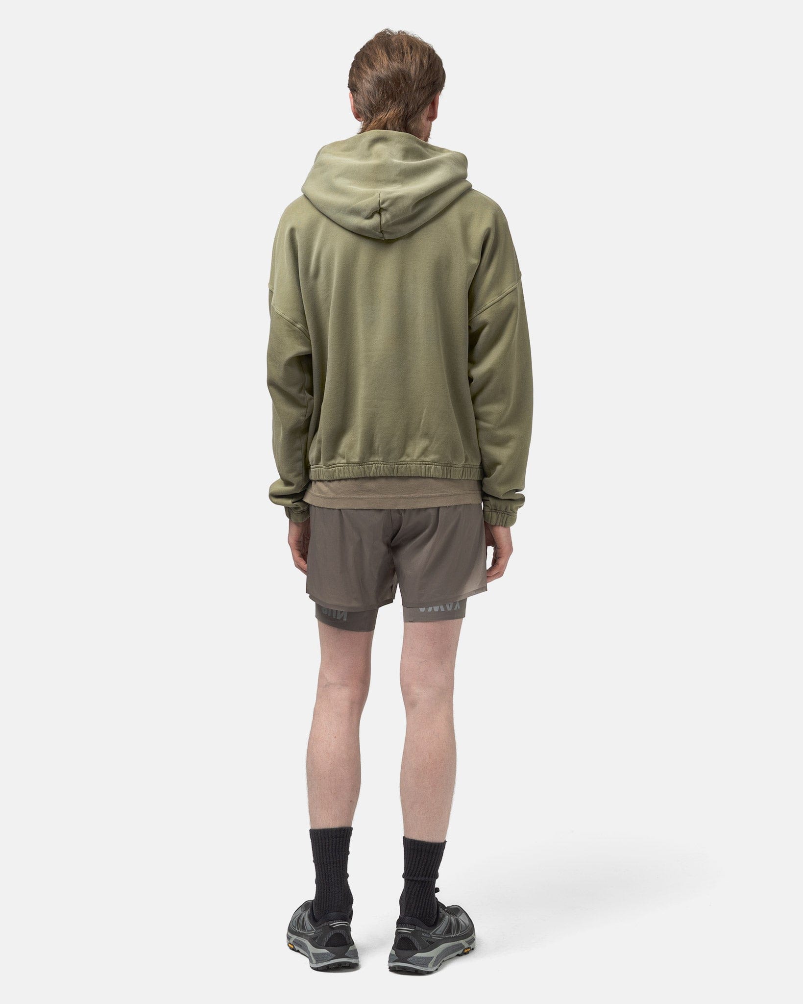 Satisfy SoftCell Hoodie Sun Bleached Military Olive