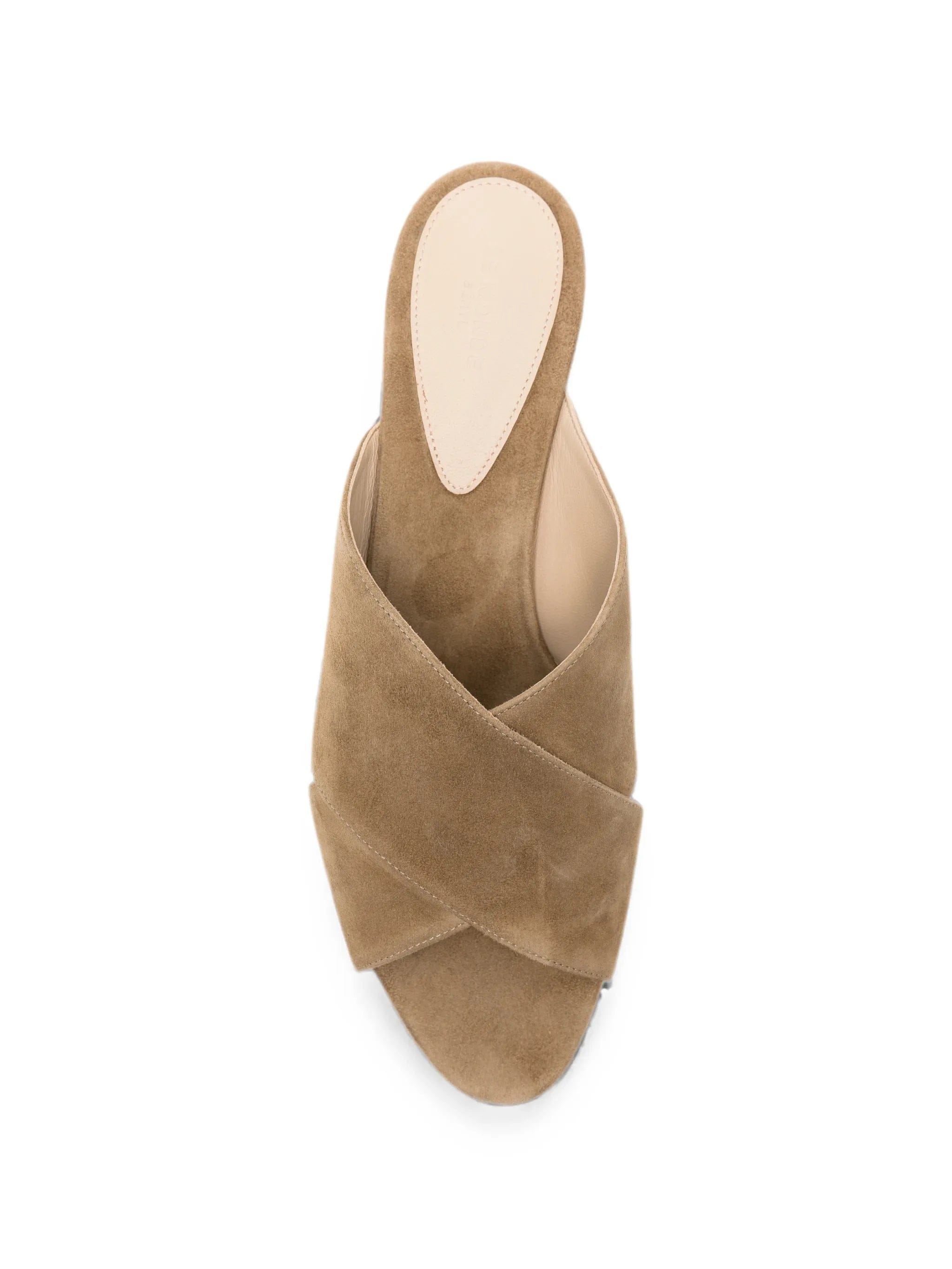 Le Monde Beryl Luca crossover suede sandals
