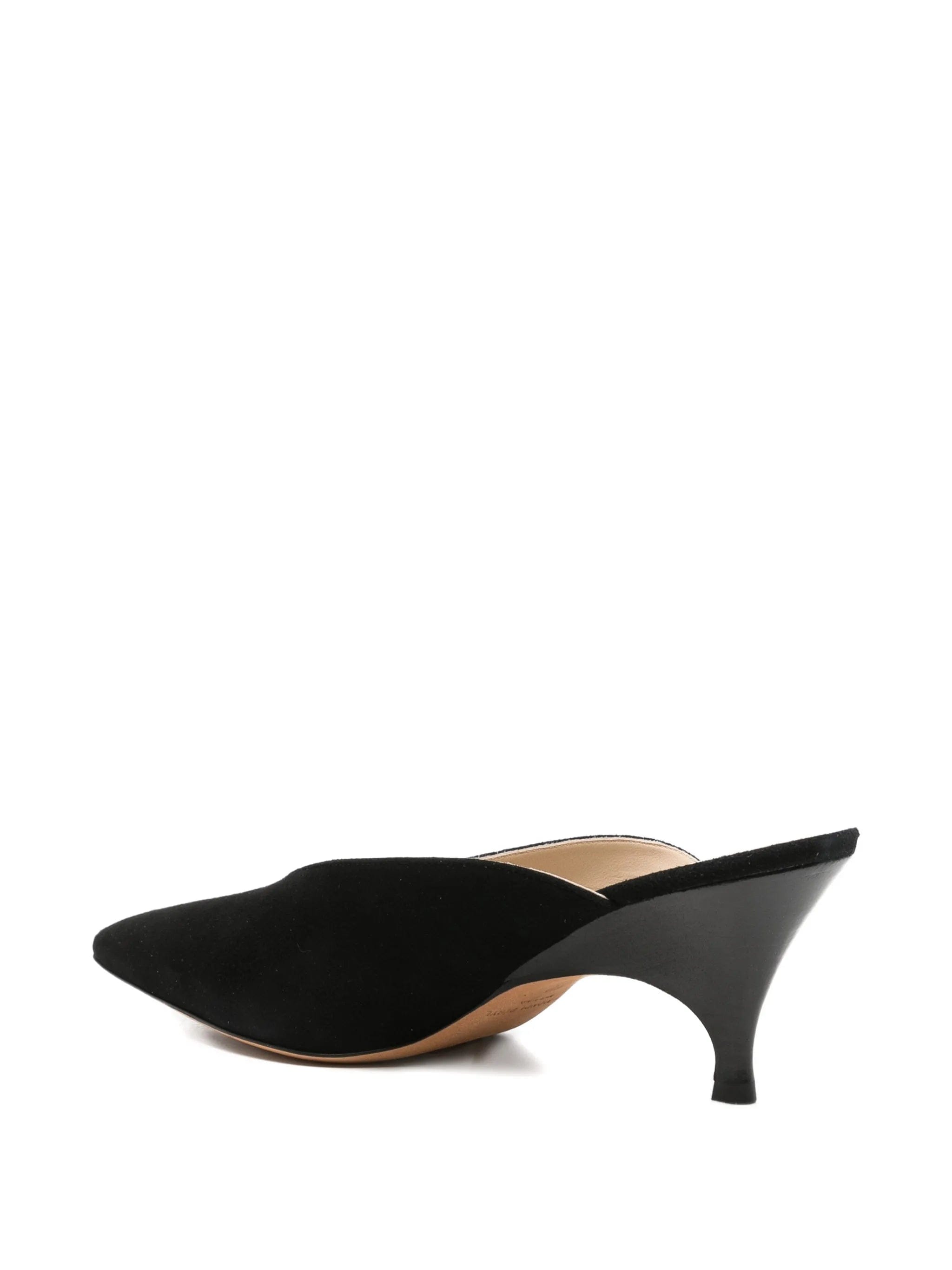 Le Monde Beryl Petra suede heeled mules