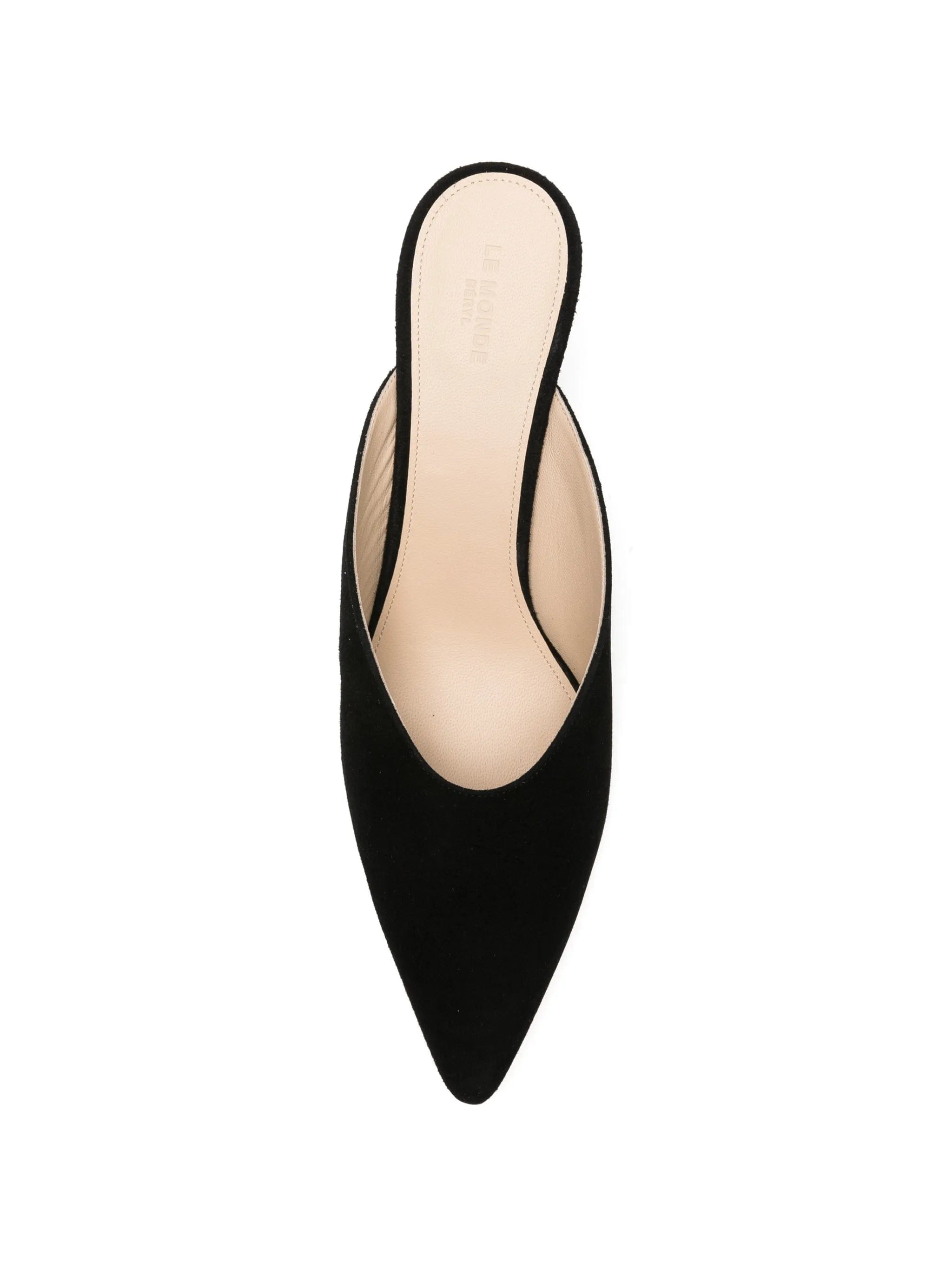 Le Monde Beryl Petra suede heeled mules