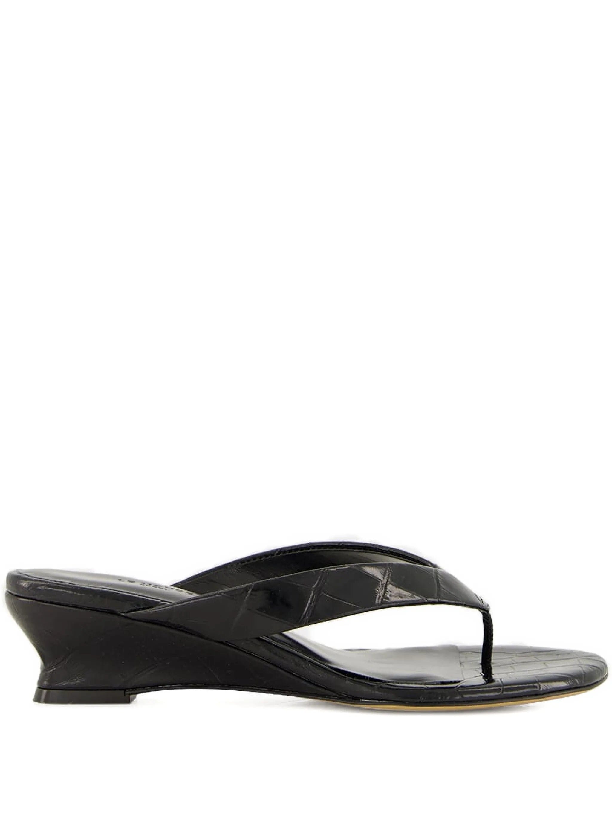 Le Monde Beryl 40 mm micro wedge thong sandals