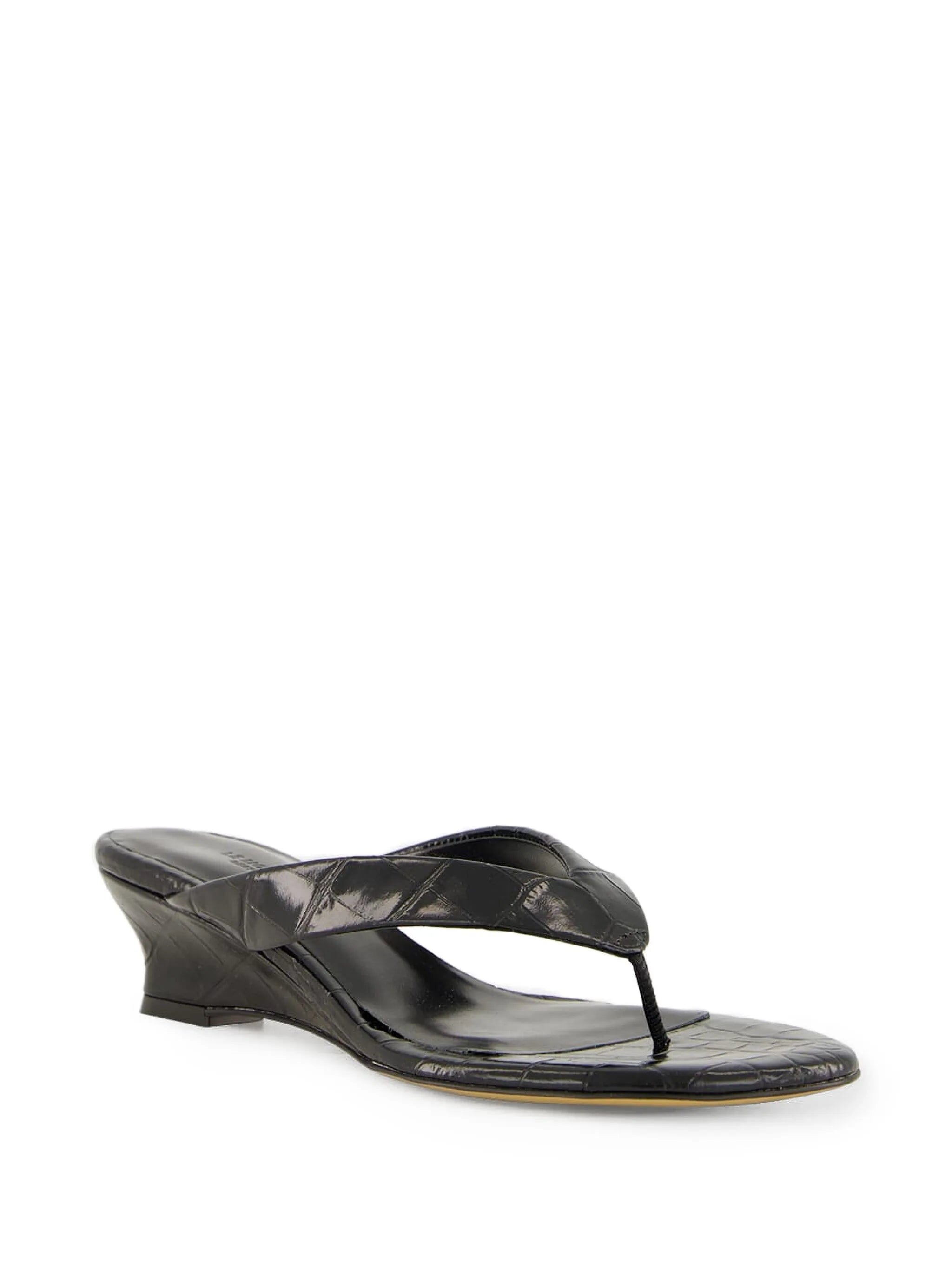 Le Monde Beryl 40 mm micro wedge thong sandals