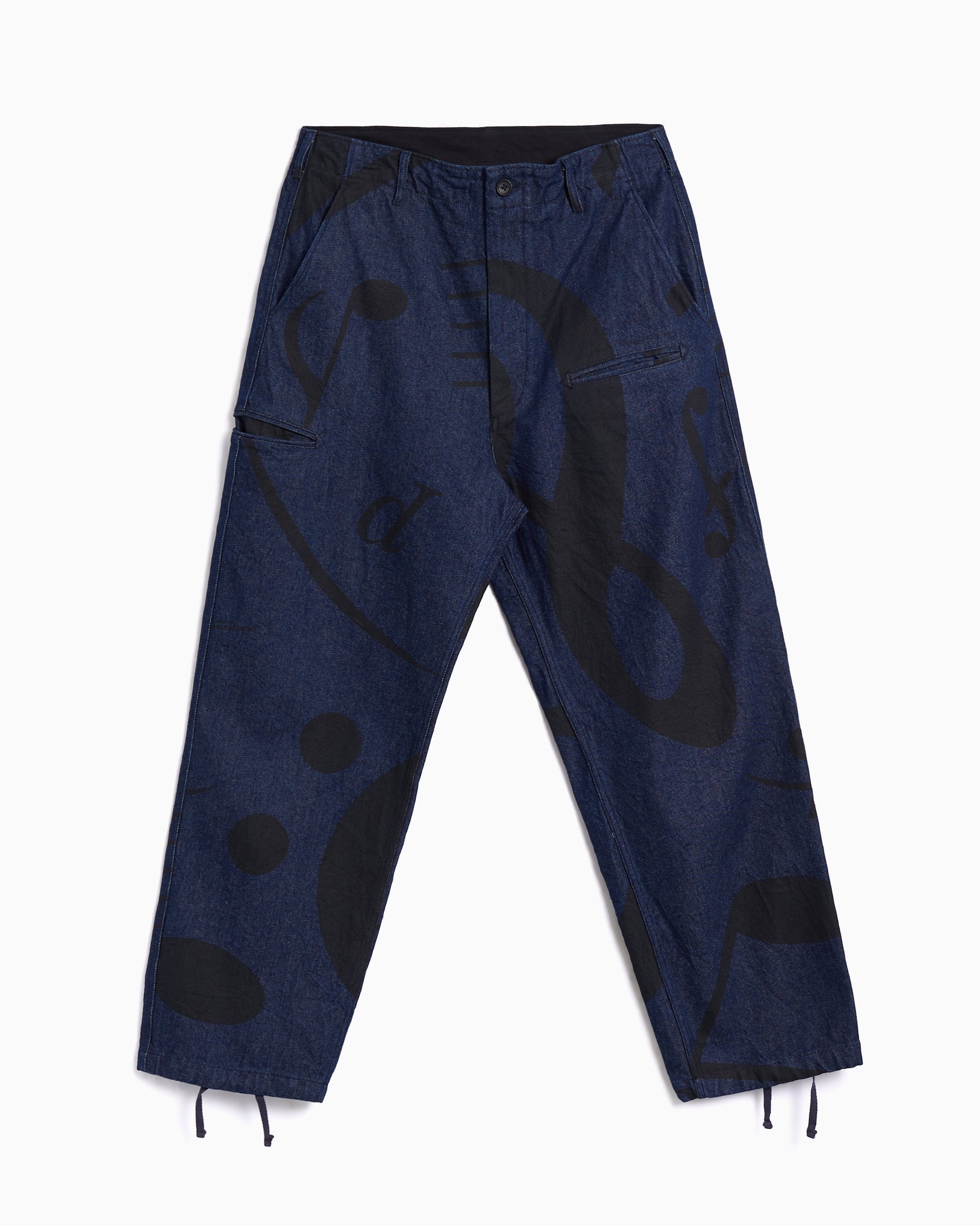 Engineered Garments Pantalones vaqueros Chino Engineered Garments Indigo Music Note para hombre