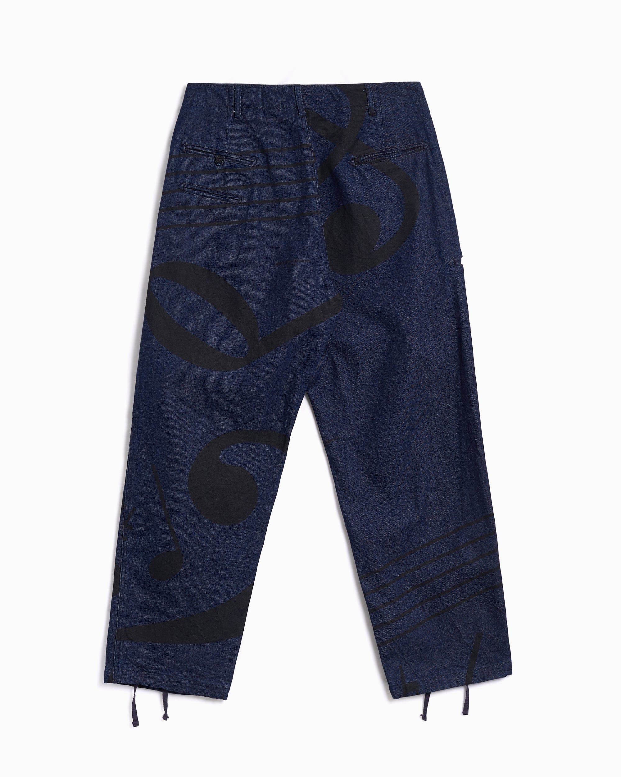 Engineered Garments Pantalones vaqueros Chino Engineered Garments Indigo Music Note para hombre
