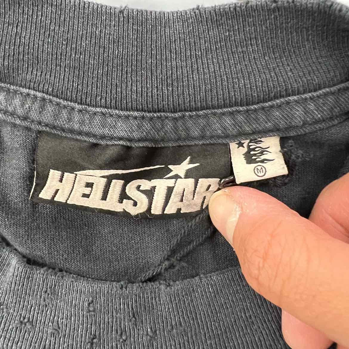 Hellstar T - Shirt CROCHET JESUS Black New Size M