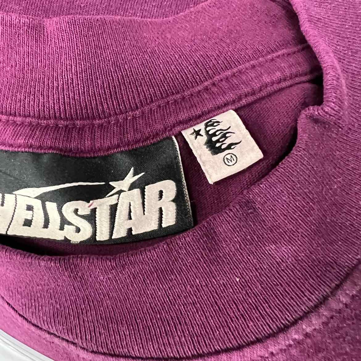 Hellstar T - Shirt JESUS Burgundy New Size M