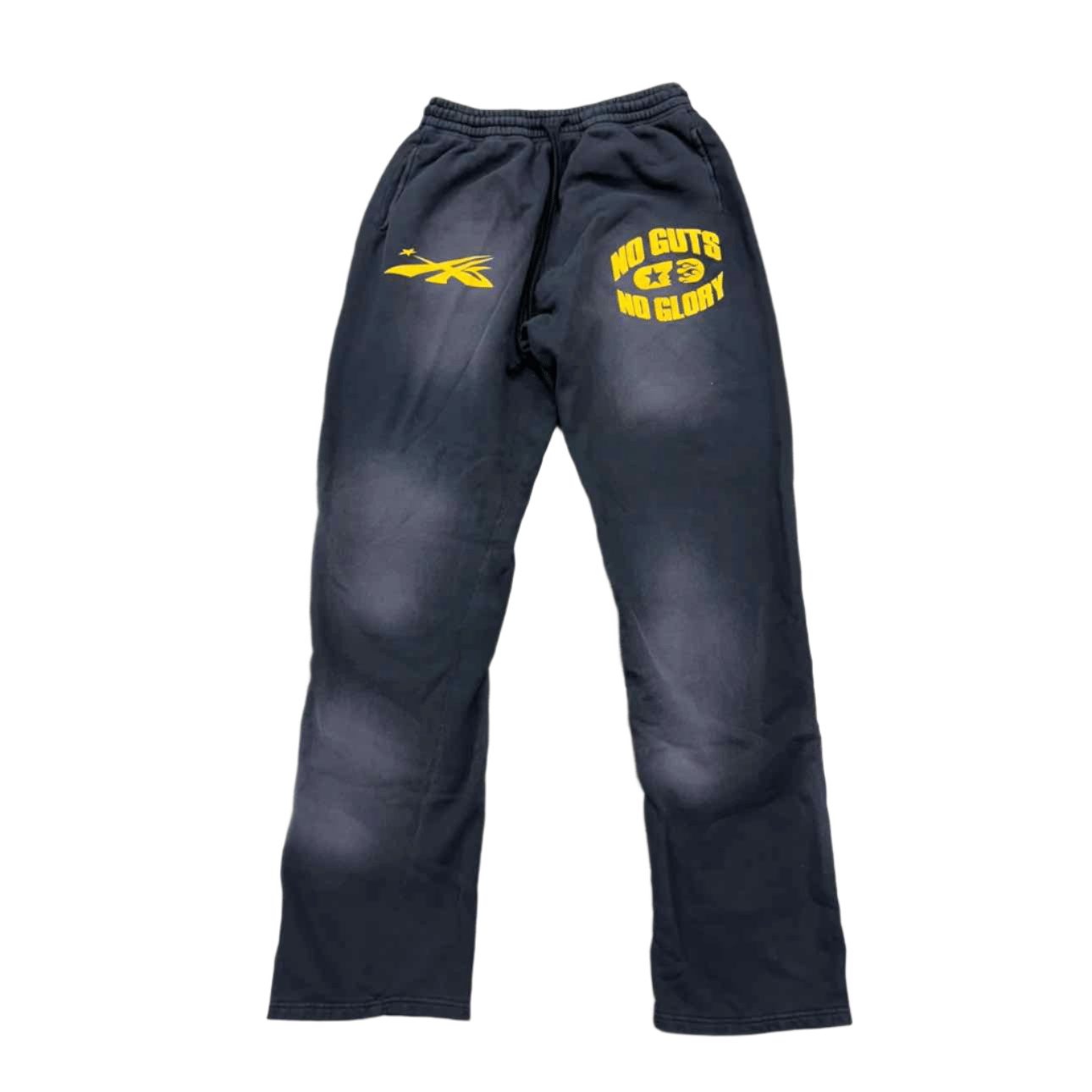 Hellstar Sweatpants NO GUTS NO GLORY Black New Size L