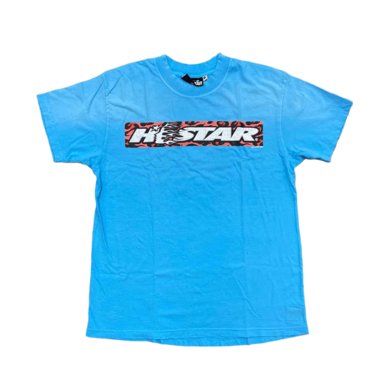 Hellstar T - Shirt BOX LOGO Blue New Size M
