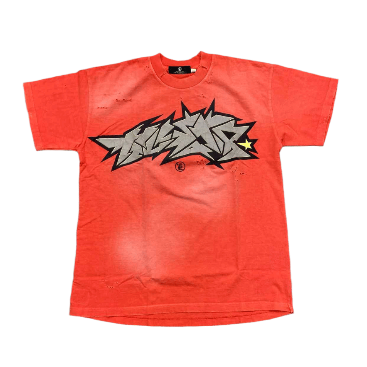 Hellstar T - Shirt CRACKED Red New Size S