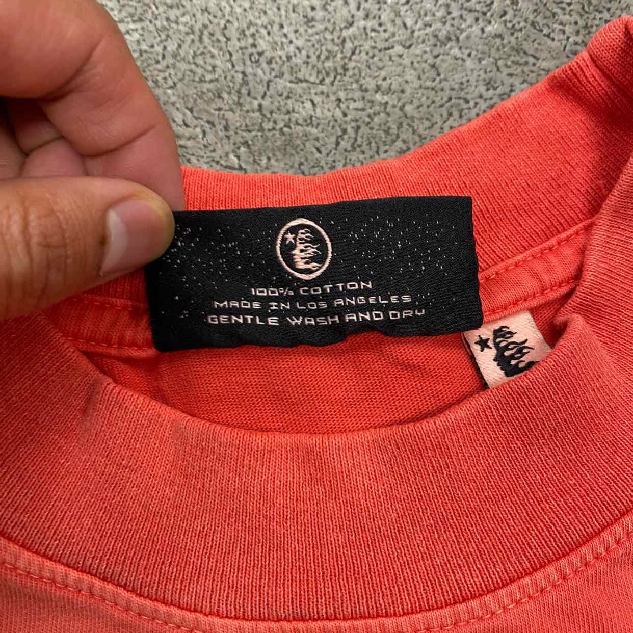 Hellstar T - Shirt BOX LOGO Red New Size M