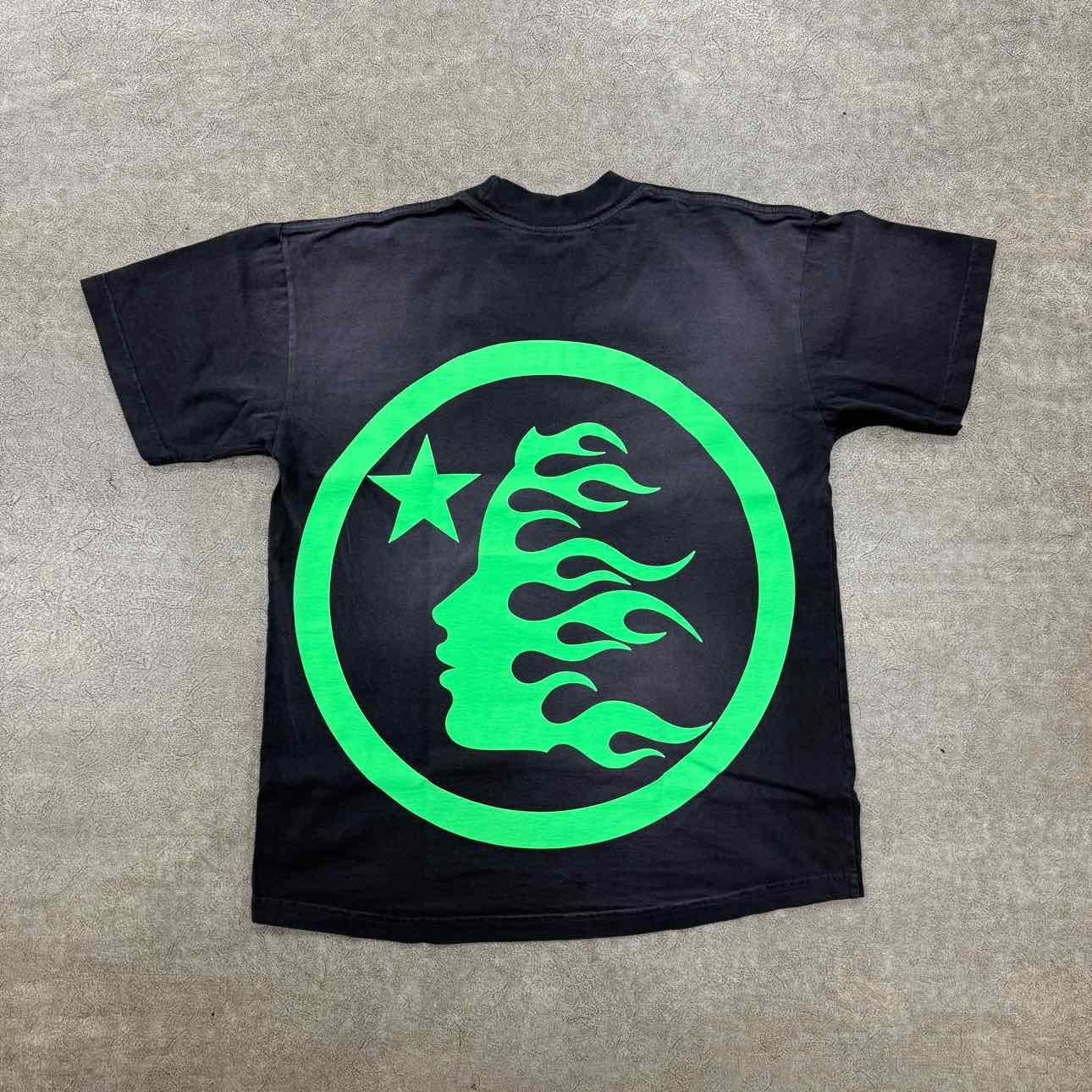 Hellstar T - Shirt CLASSIC GEL GREEN Black New Size S