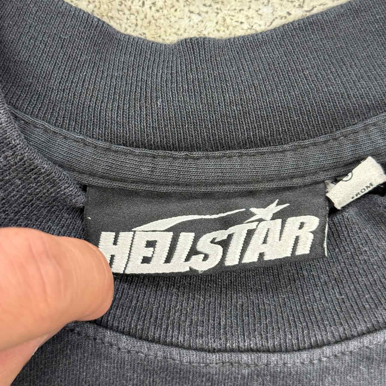 Hellstar T - Shirt CLASSIC GEL GREEN Black New Size S