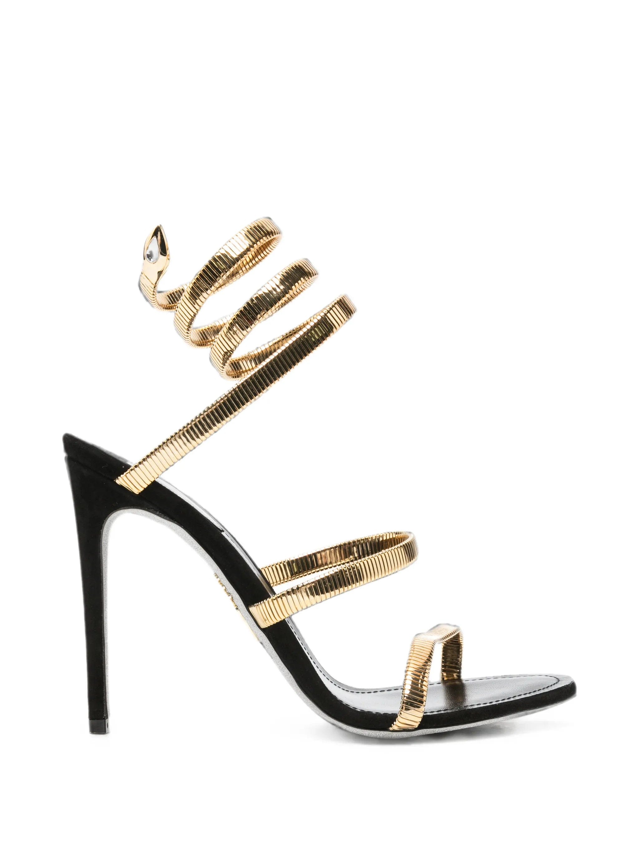 René Caovilla Juniper wrap - around heeled sandals