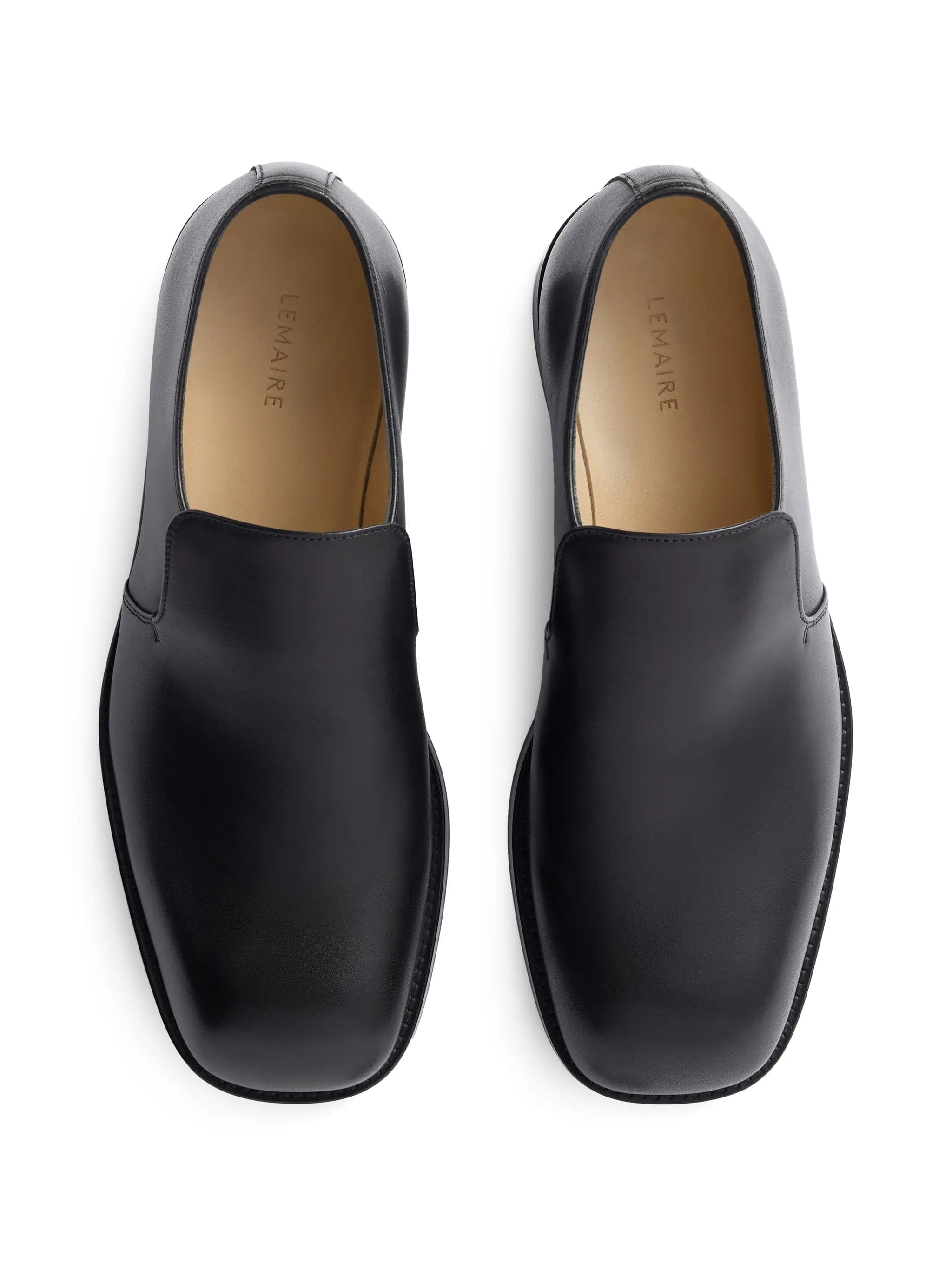 Lemaire formal loafers in shiny leather