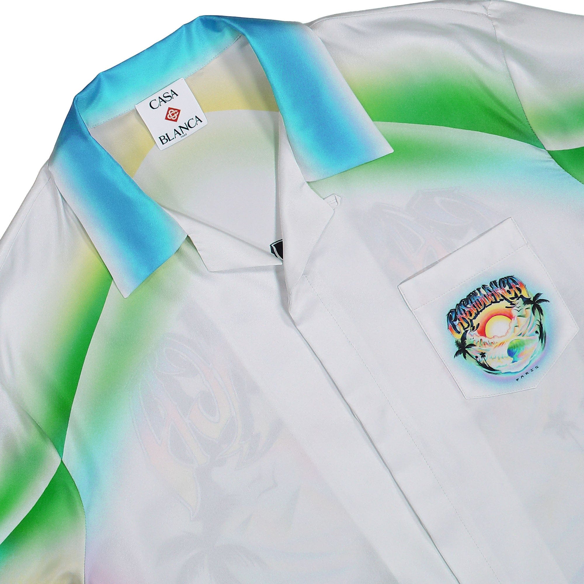 Casablanca Airspray Cuban Collar SS Shirt