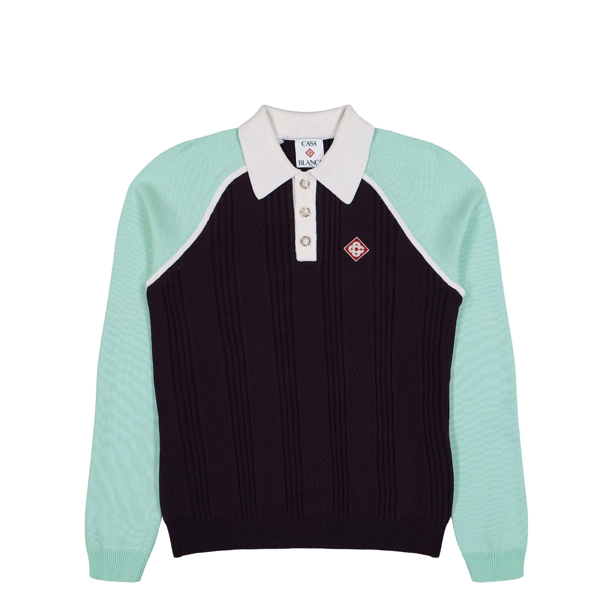 Casablanca Sporty Long Sleeve Polo