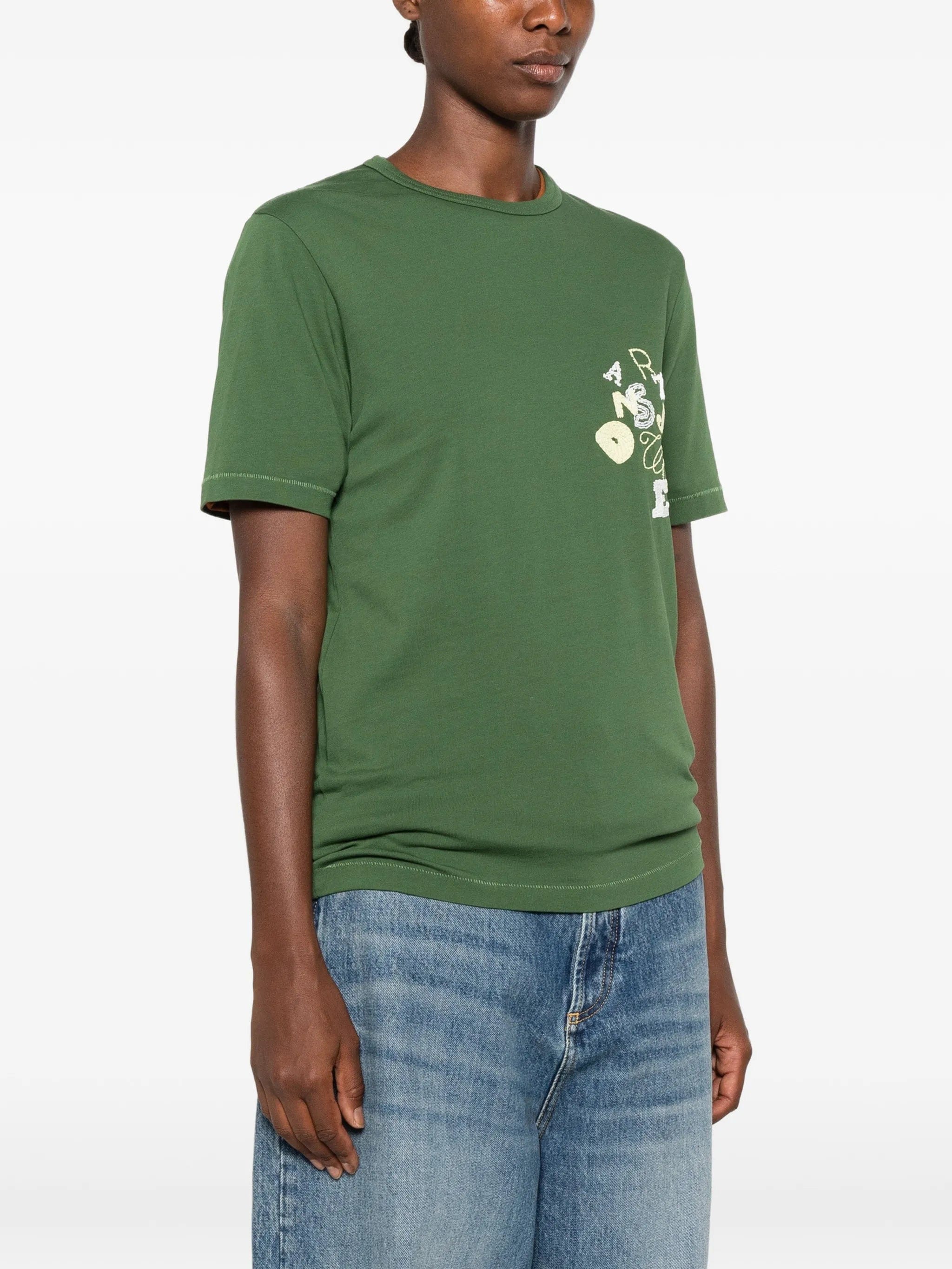 JW Anderson embroidered scattered - letter T - shirt