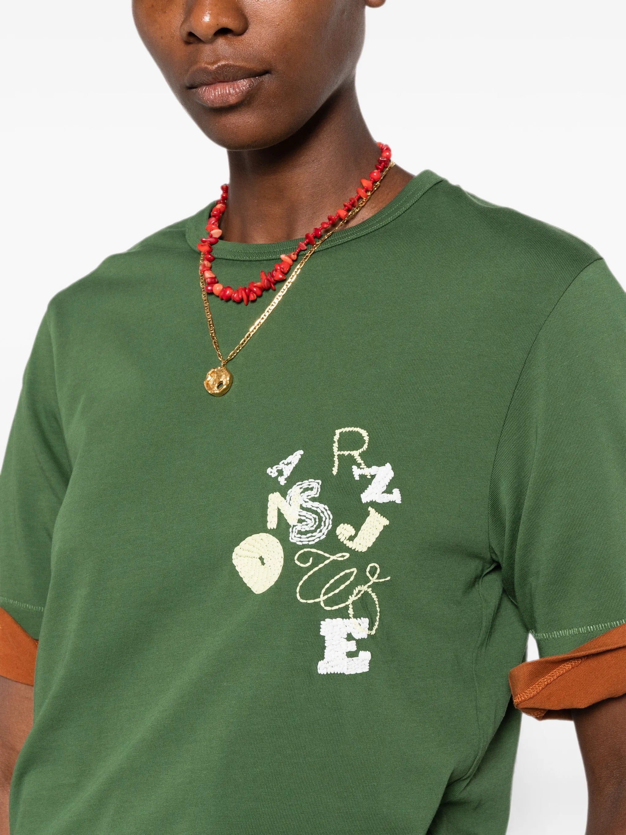 JW Anderson embroidered scattered - letter T - shirt