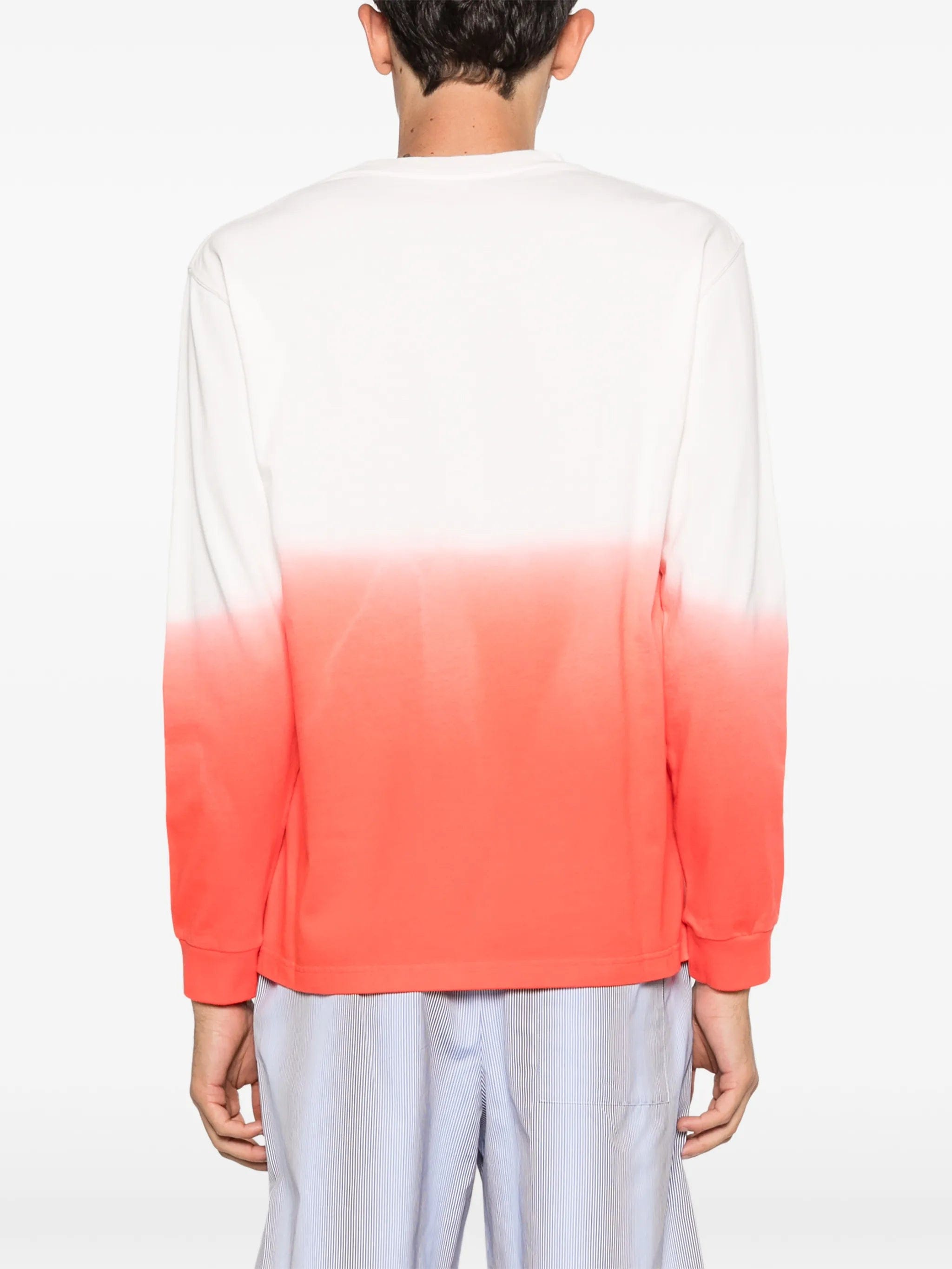 JW Anderson Dip Dye Anchor long - sleeve T - shirt