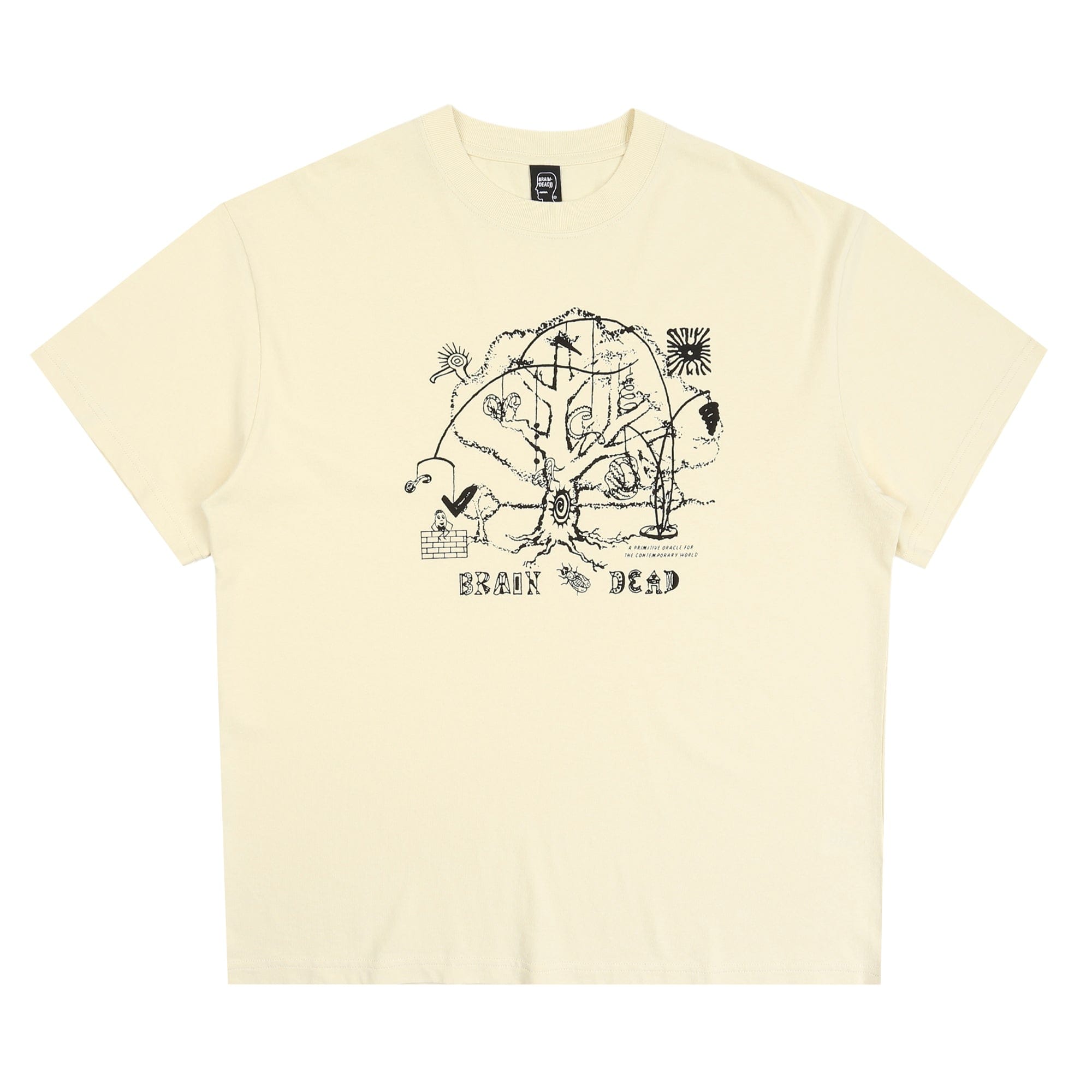 Brain Dead Oracle T - Shirt - Natural