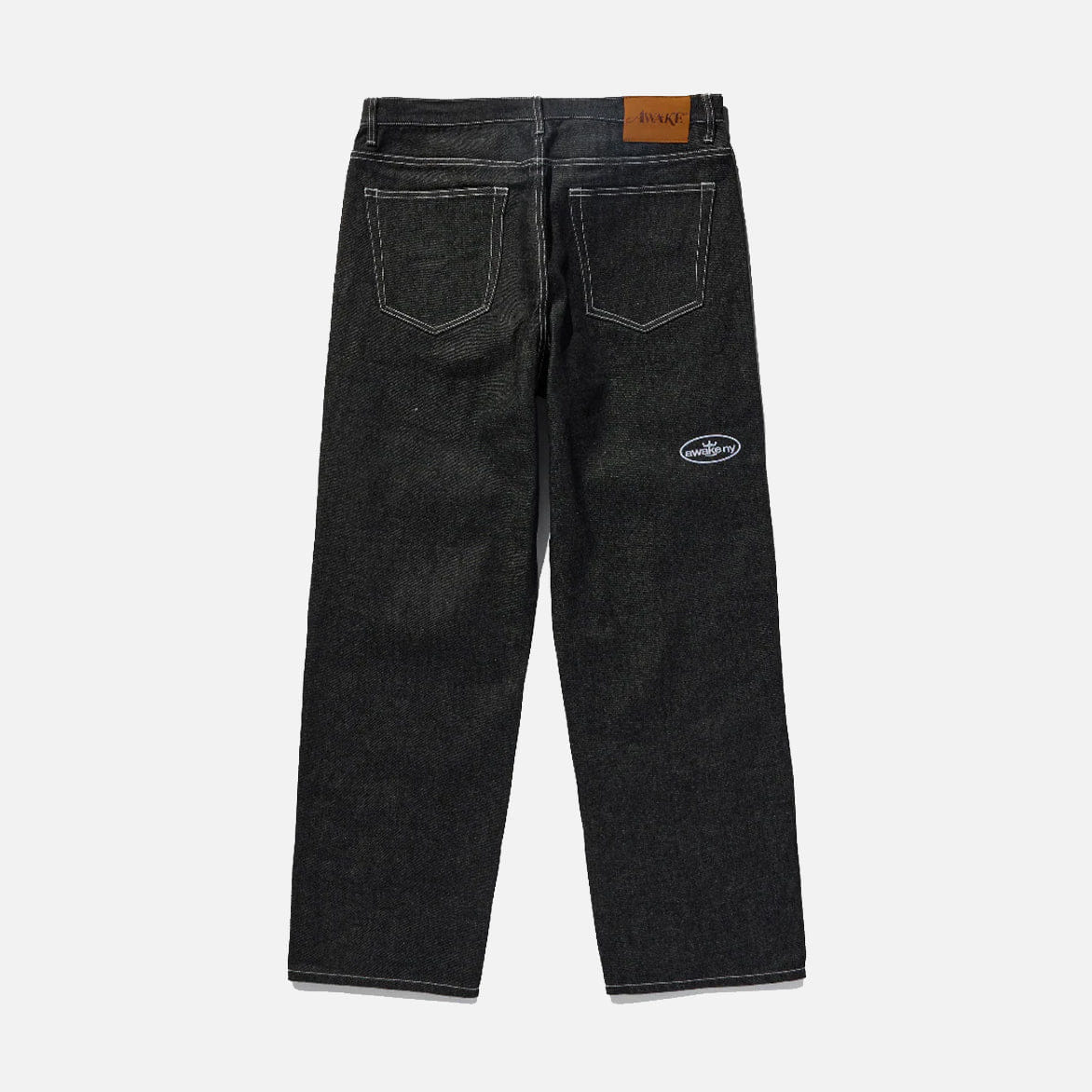 AWAKE NY ORCHARD ST. BAGGIE DENIM - BLACK