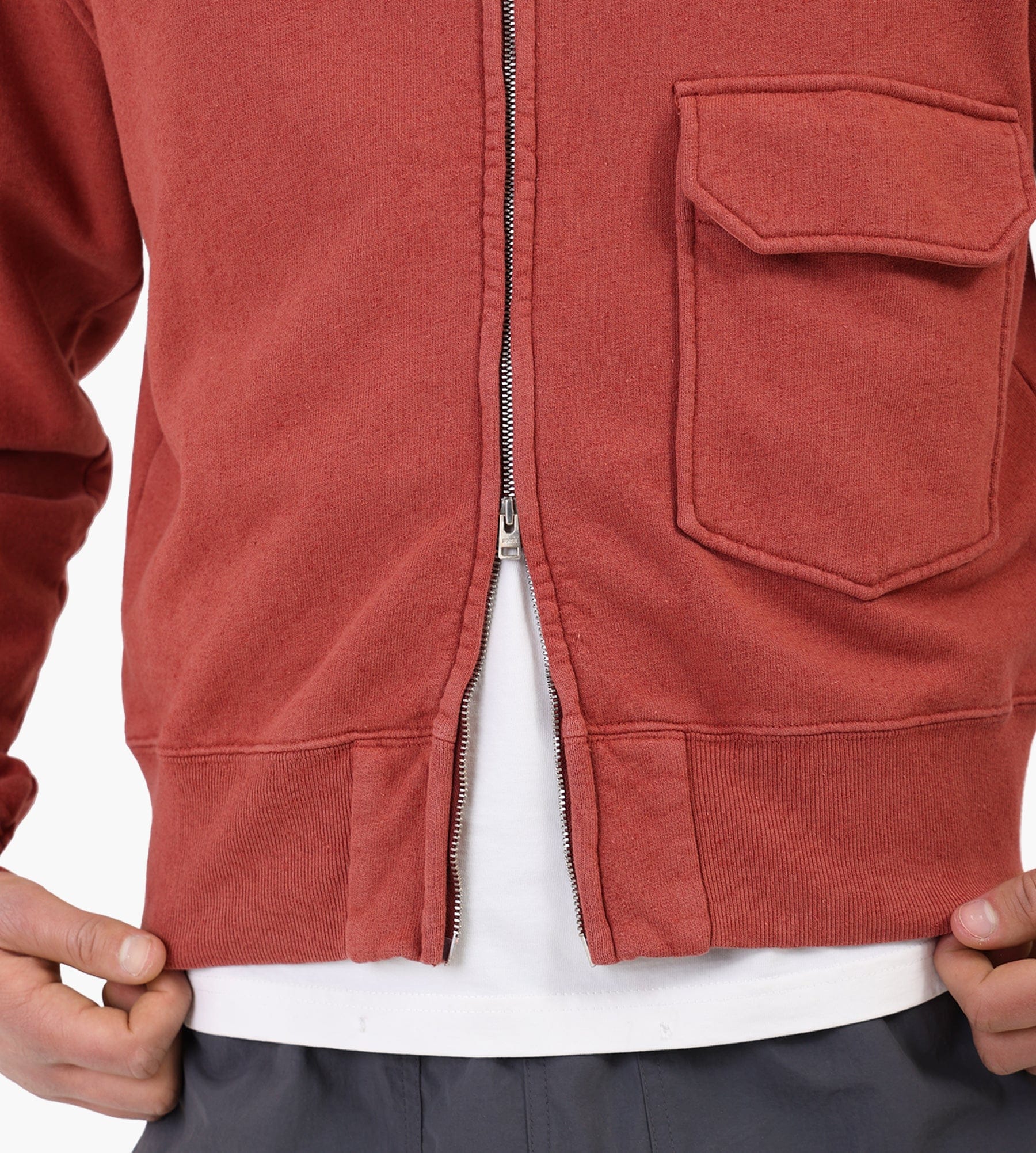 Norse Projects Fynshav Cotton Linen Loopback Jacket Cowhide