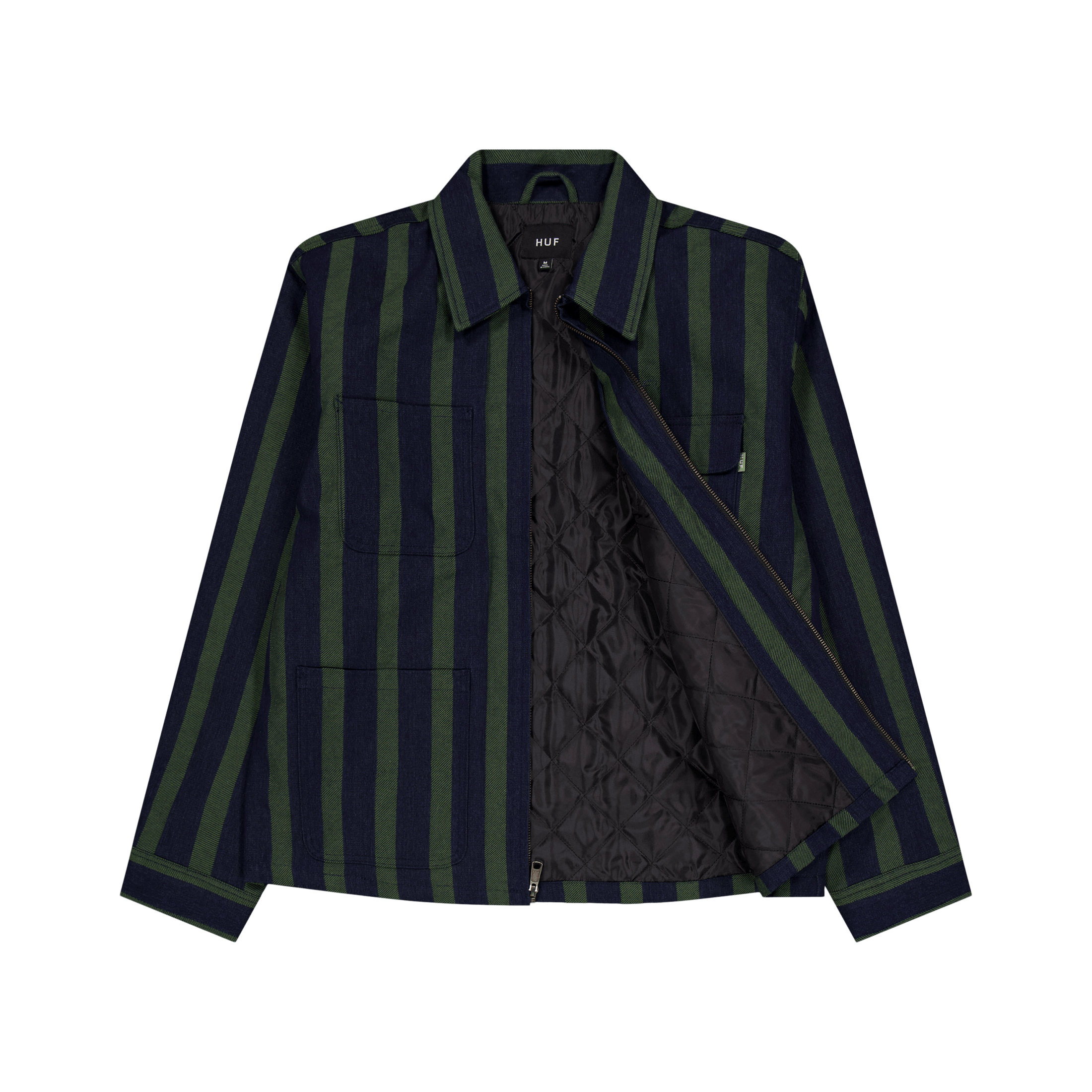 HUF Ludlow Denim Chore Jacket Avocado