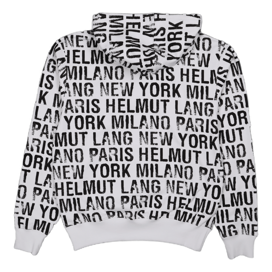 Helmut Lang All Over Hoodie.all White