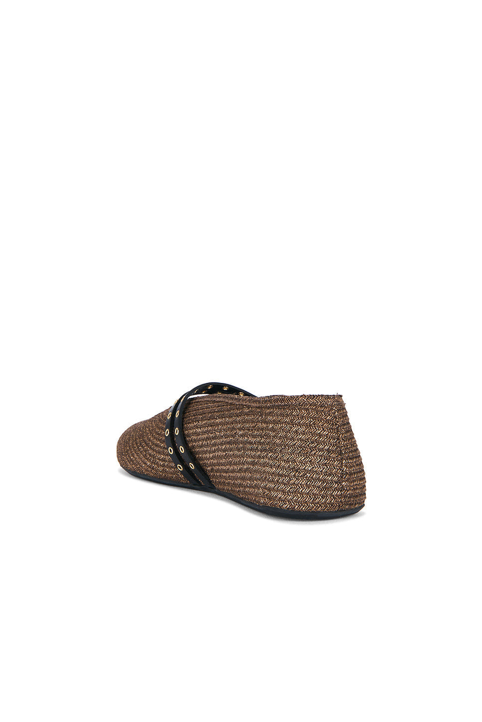 ALAÏA La Ballerine Paperstraw Flat