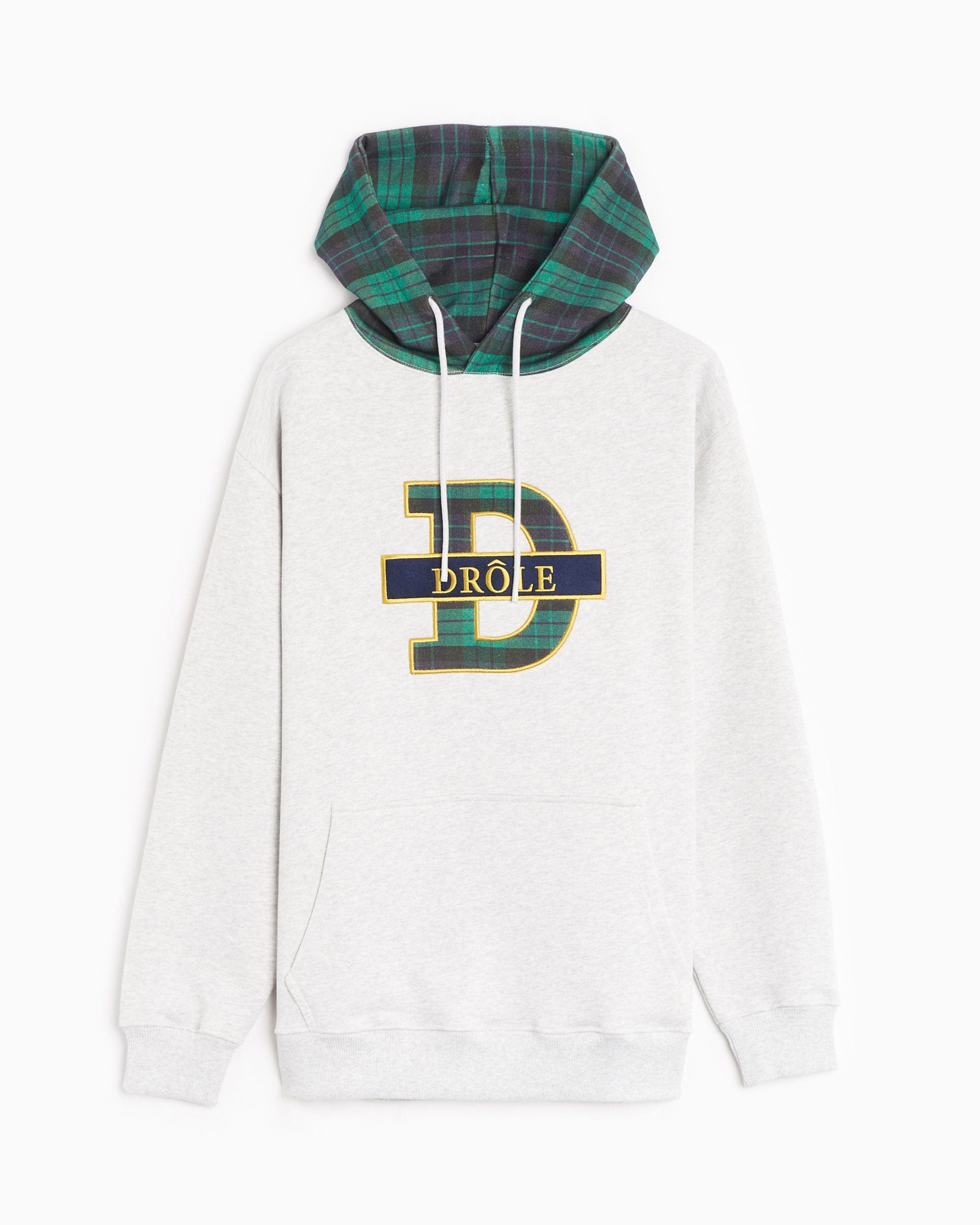 Drôle de Monsieur Sudadera con capucha Drôle de Monsieur Tartan Men's Hoodie para hombre