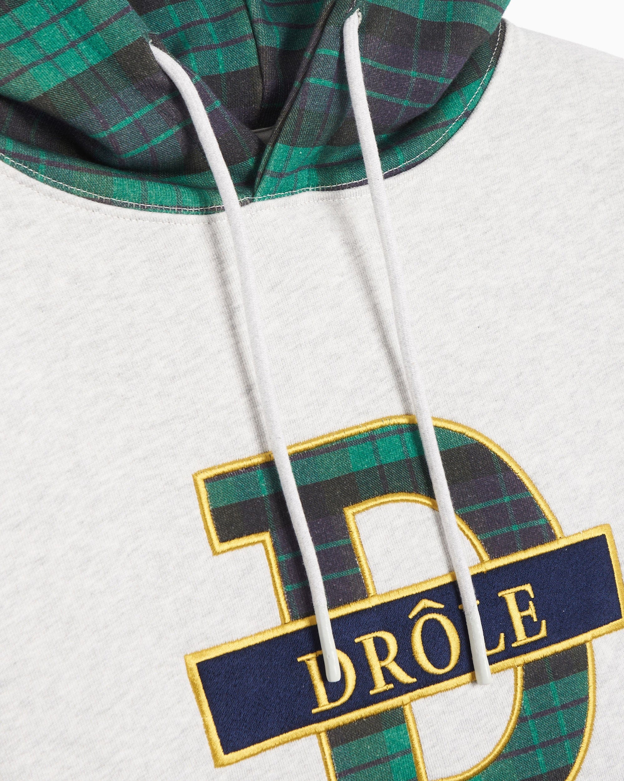 Drôle de Monsieur Sudadera con capucha Drôle de Monsieur Tartan Men's Hoodie para hombre