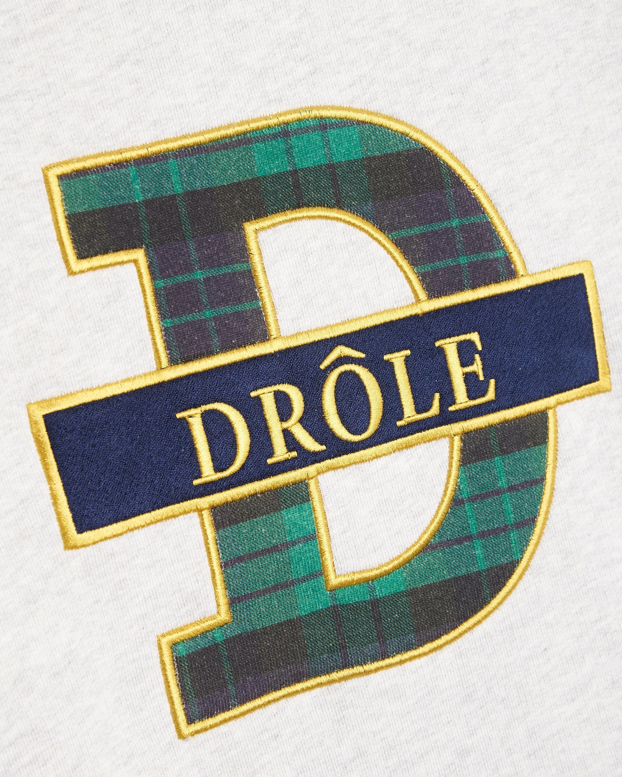 Drôle de Monsieur Sudadera con capucha Drôle de Monsieur Tartan Men's Hoodie para hombre