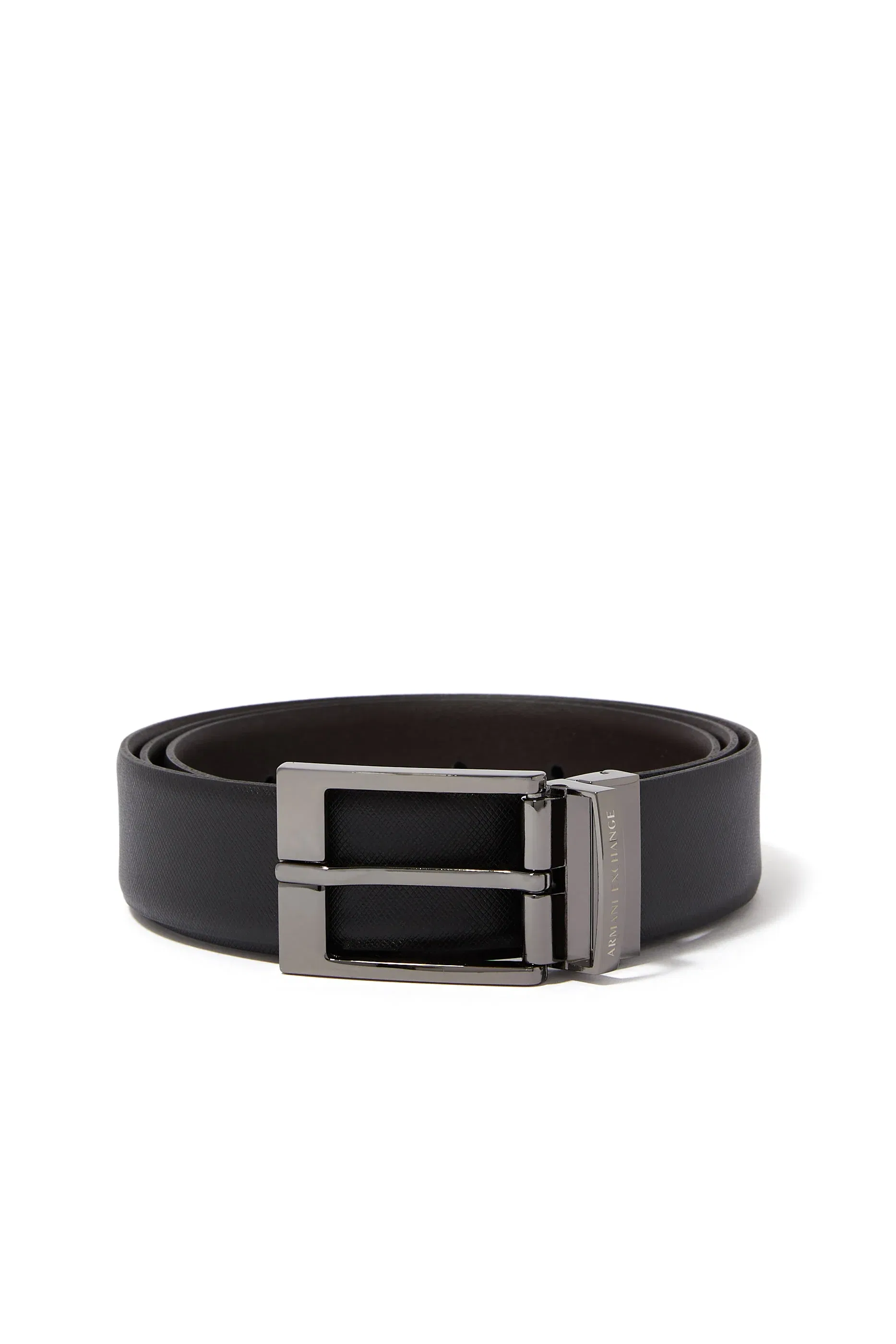 Armani Exchange Harness Reversible Leather Belt