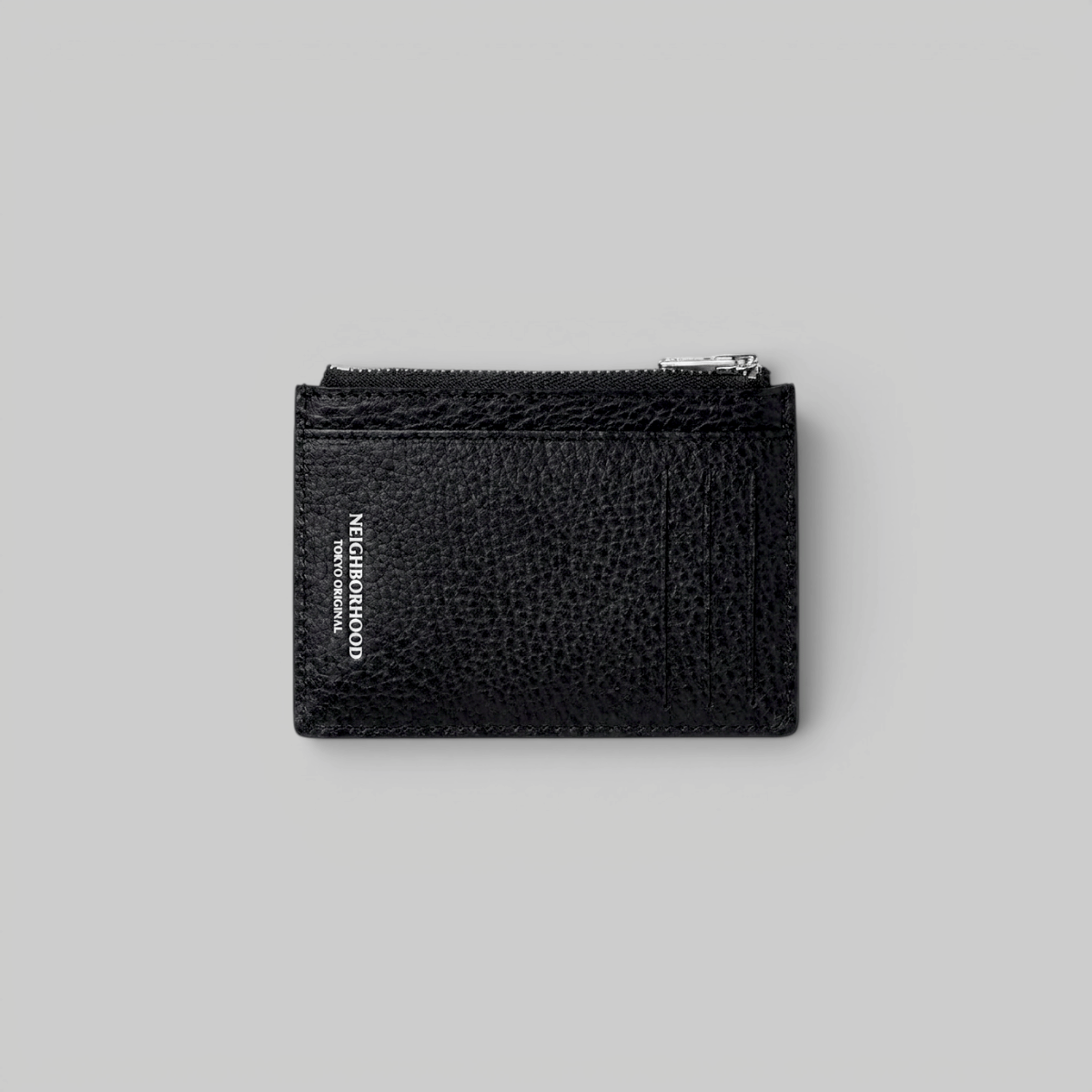 Neighborhood Leather Card Case - Black
