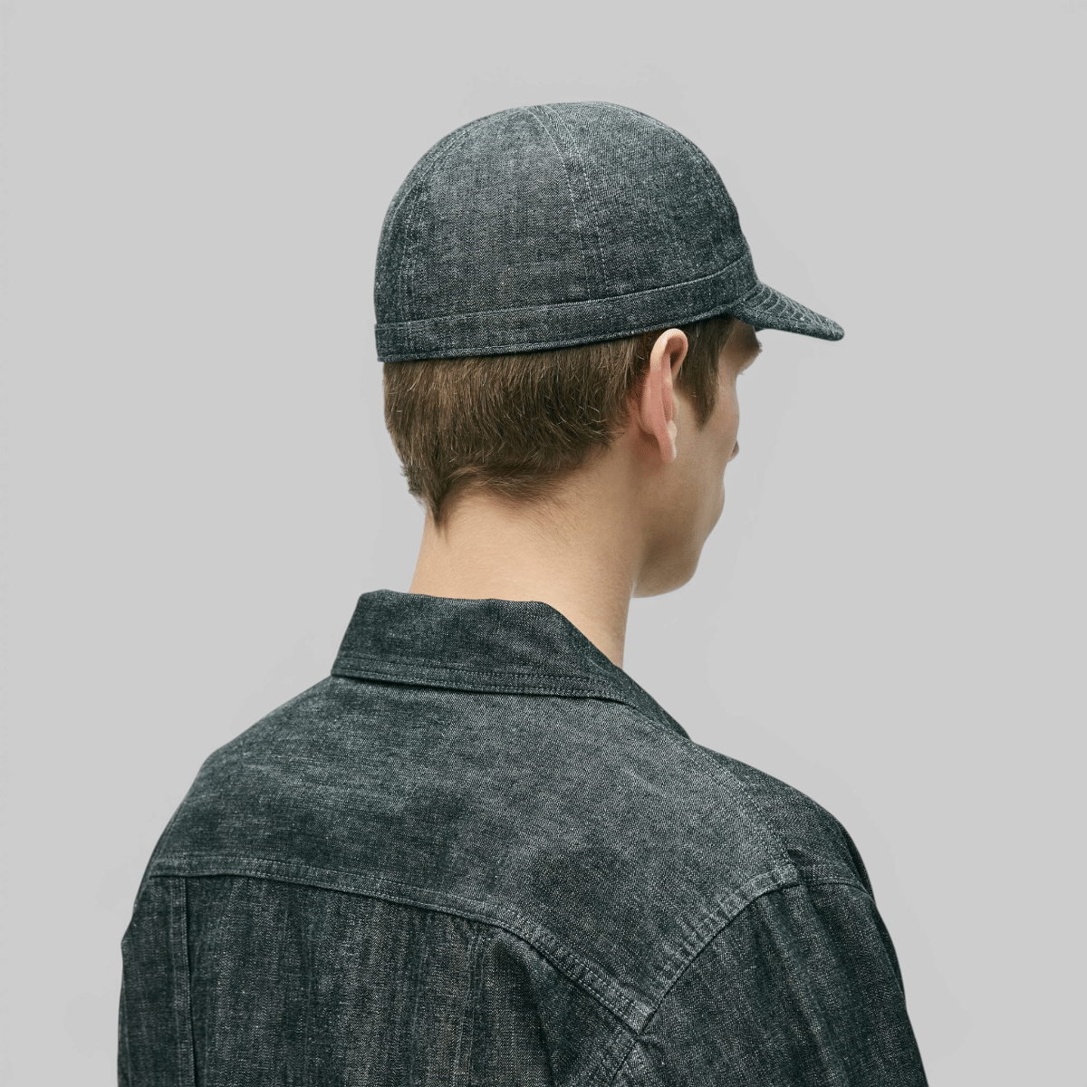 Neighborhood Denim Utility Cap - Black