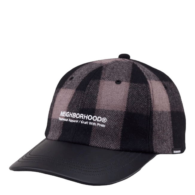 Neighborhood Buffalo Check Dad Cap . Wn Gray