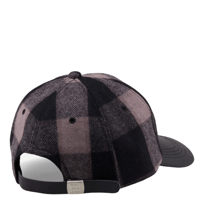Neighborhood Buffalo Check Dad Cap . Wn Gray