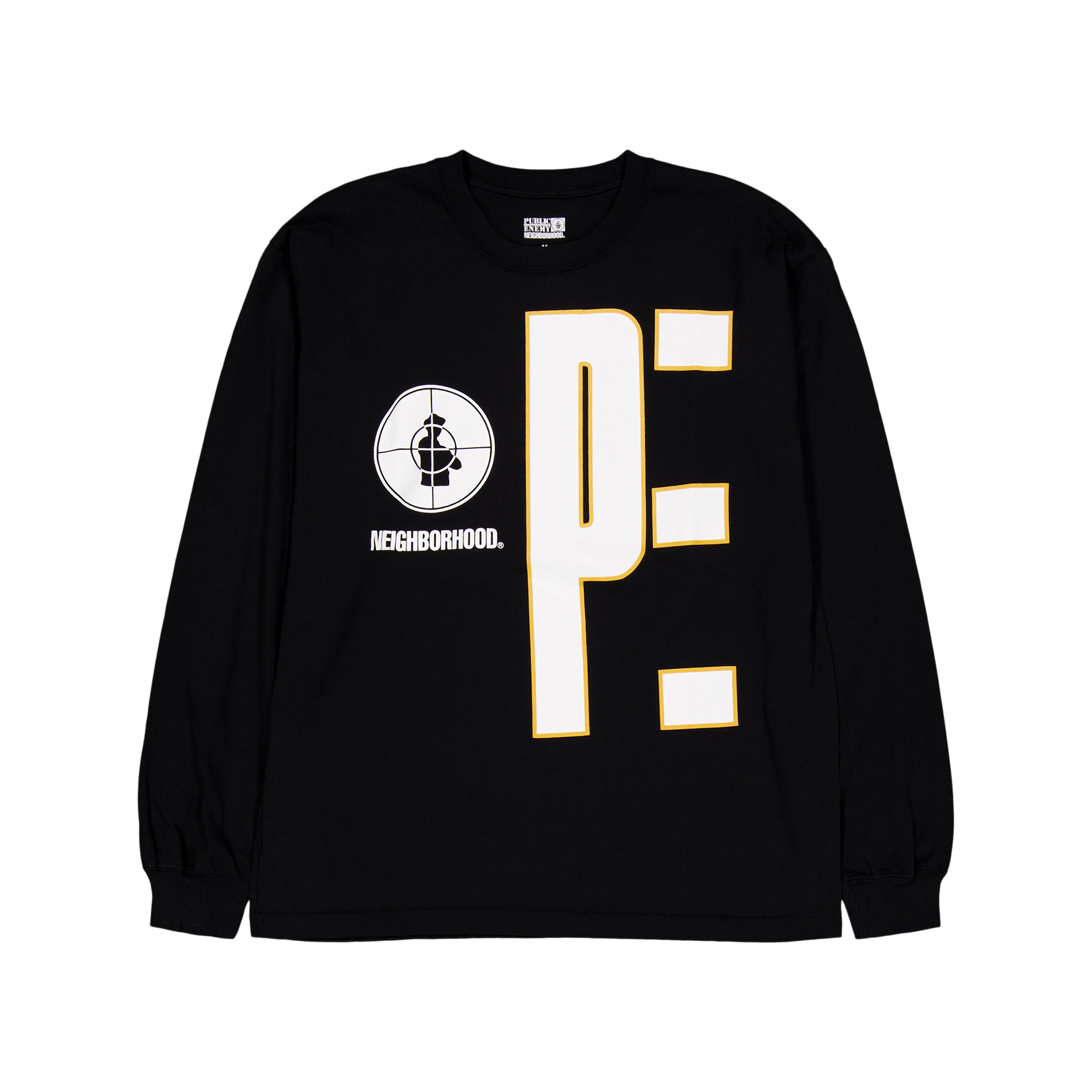 Neighborhood Nh x Public Enemy . T-Shirt Ls - 1 Black