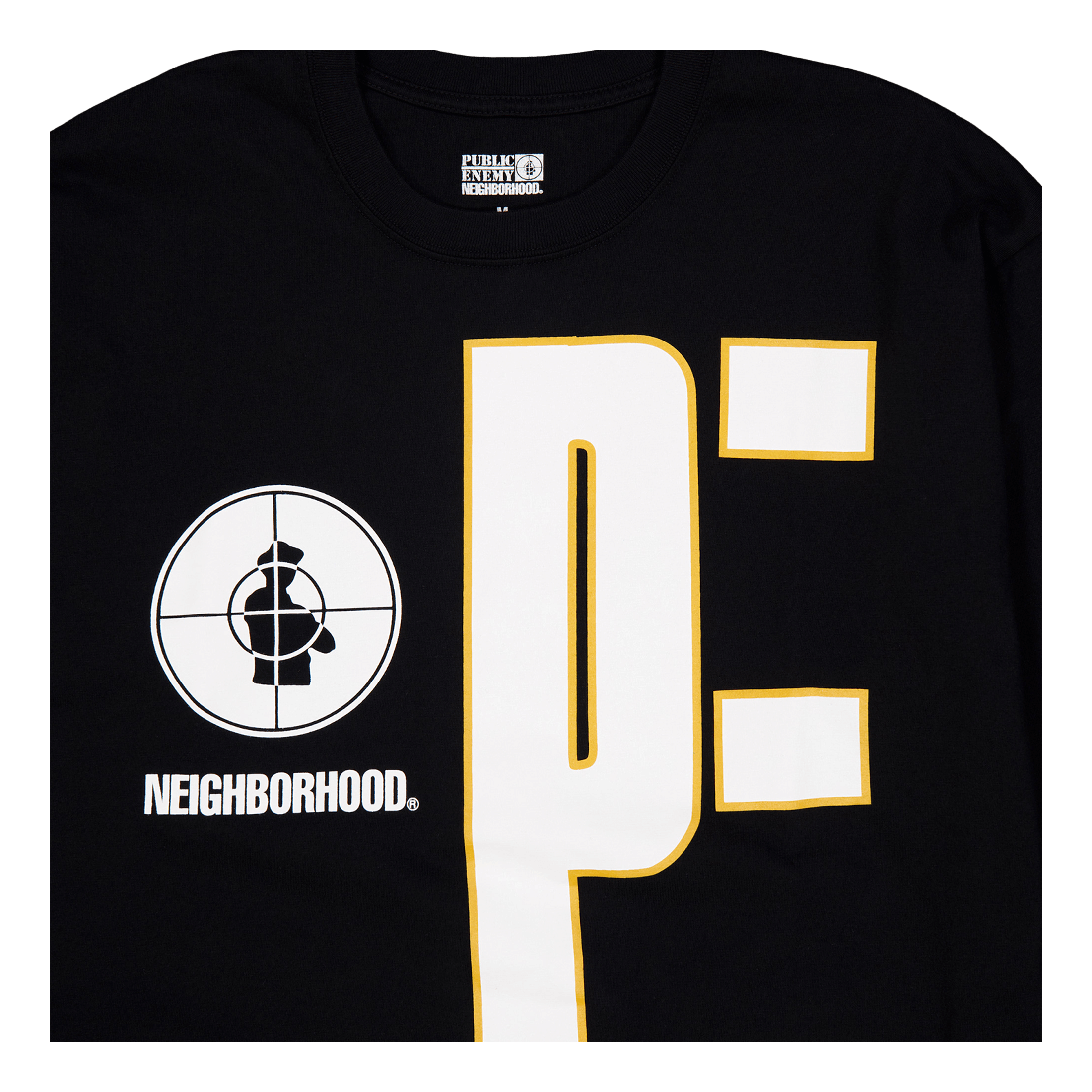 Neighborhood Nh x Public Enemy . T-Shirt Ls - 1 Black