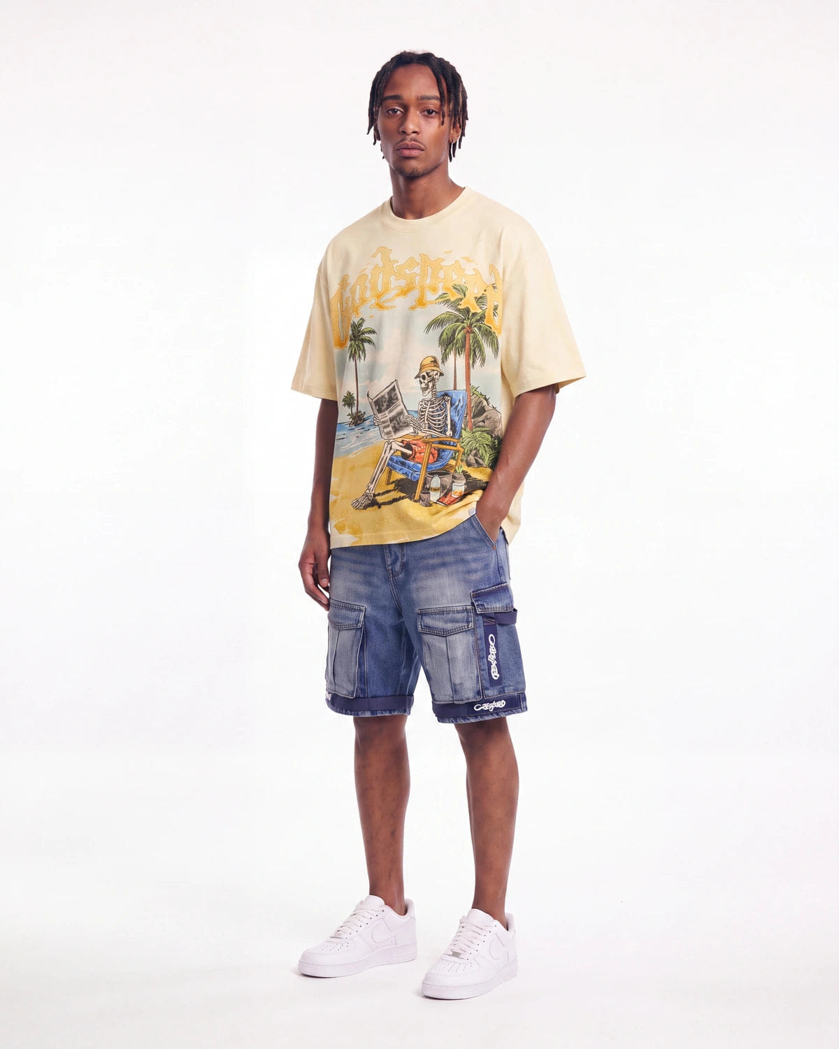 Godspeed Skeleton Beach II NG T-Shirt Bone
