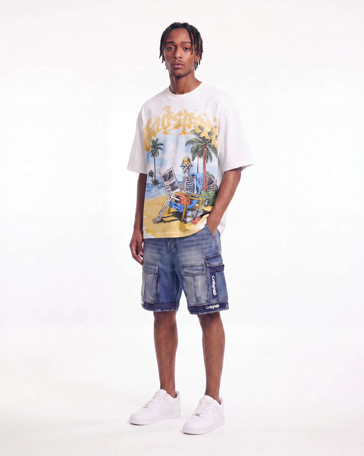 Godspeed Skeleton Beach II NG T-Shirt White
