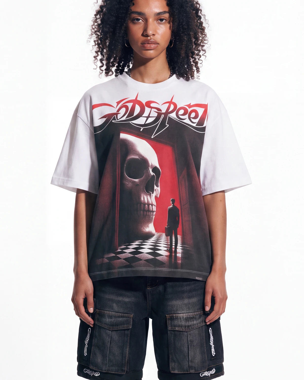 Godspeed Fate's Doorstep T-Shirt Snow