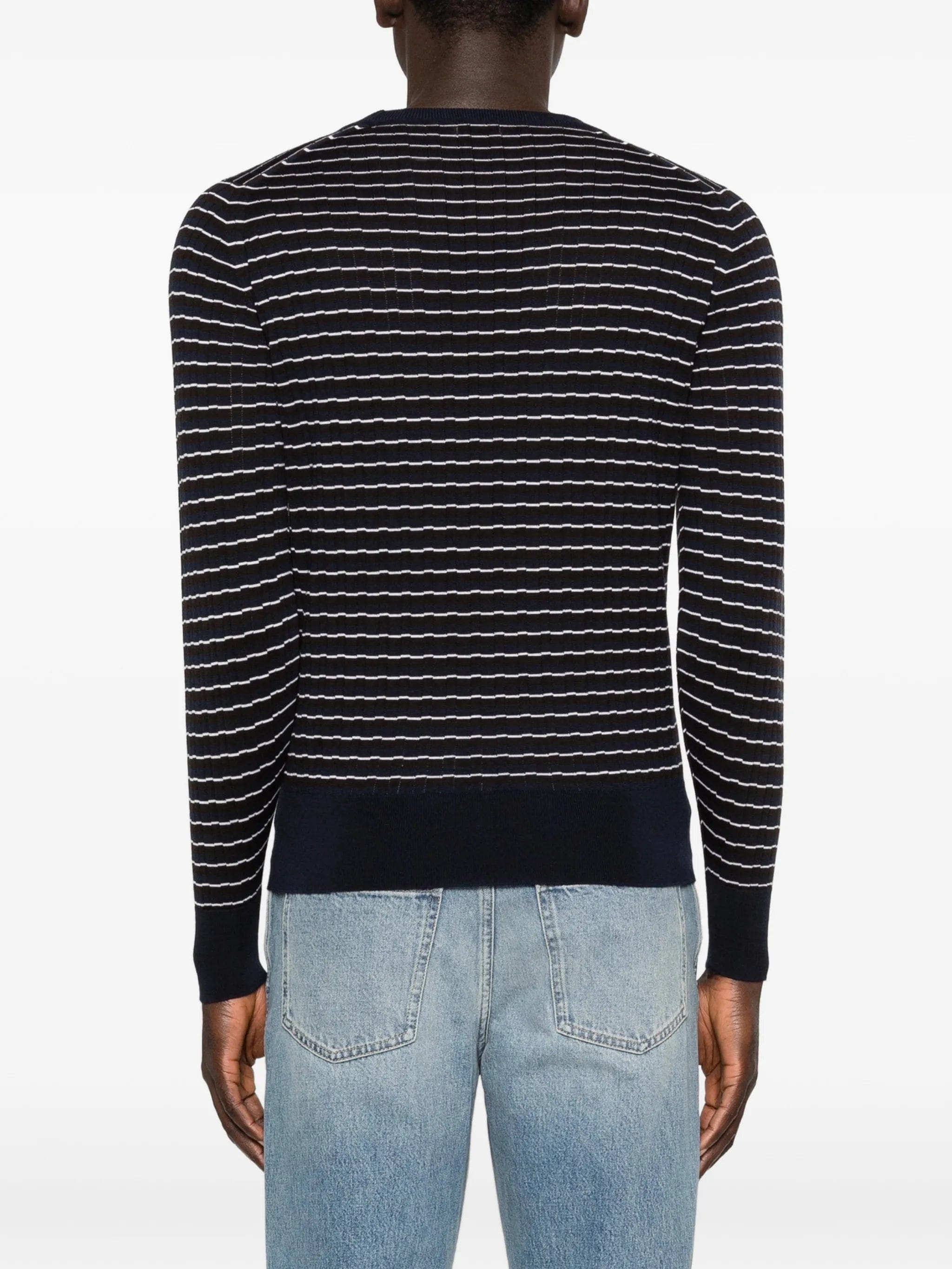 Wales Bonner x John Smedley striped T - shirt